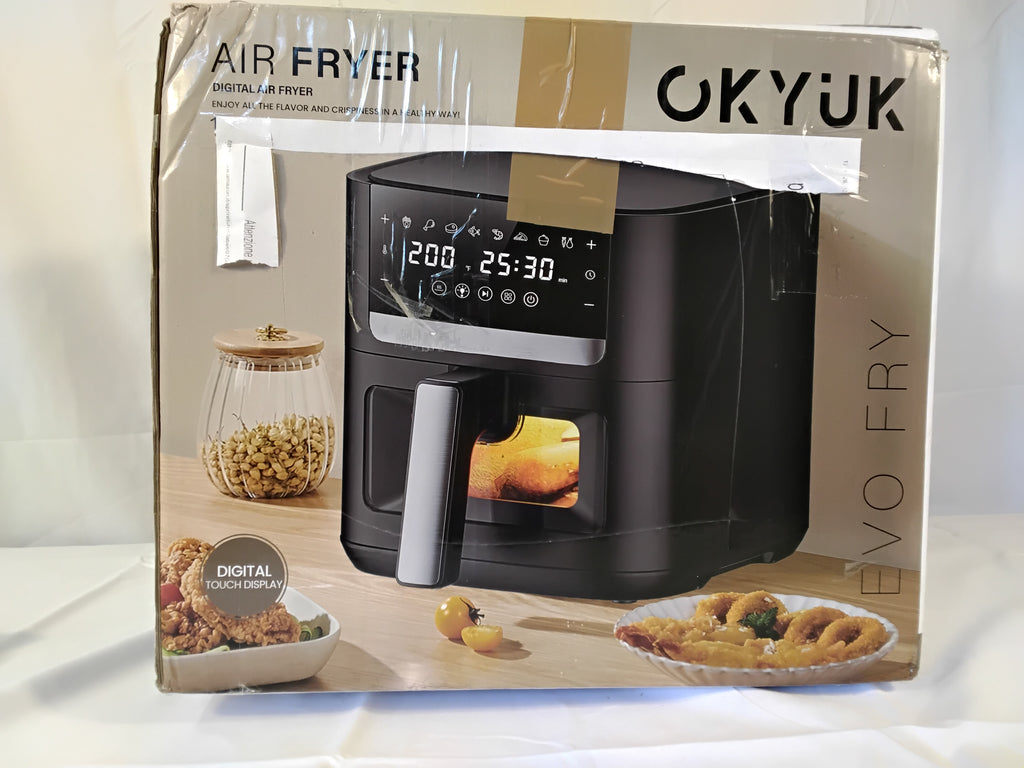 Friggitrice ad Aria OKYUK con Display Touch Digitale e Finestra di Controllo | Nuova