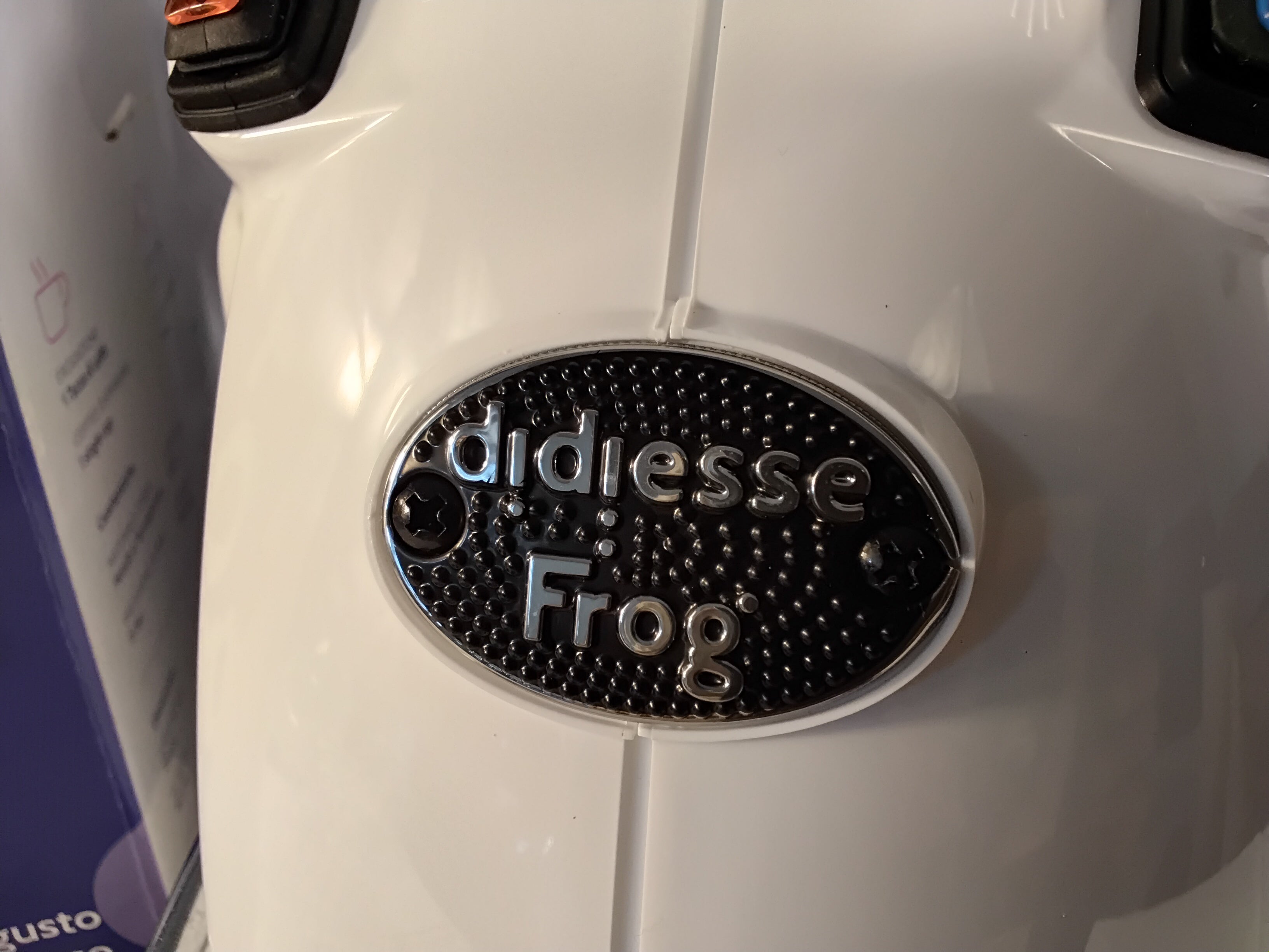 Didiesse Frog Revolution Base Bianca | Macchina da Caffè a Cialde E.S.E. 44 mm | Made in Italy | Ottime Condizioni