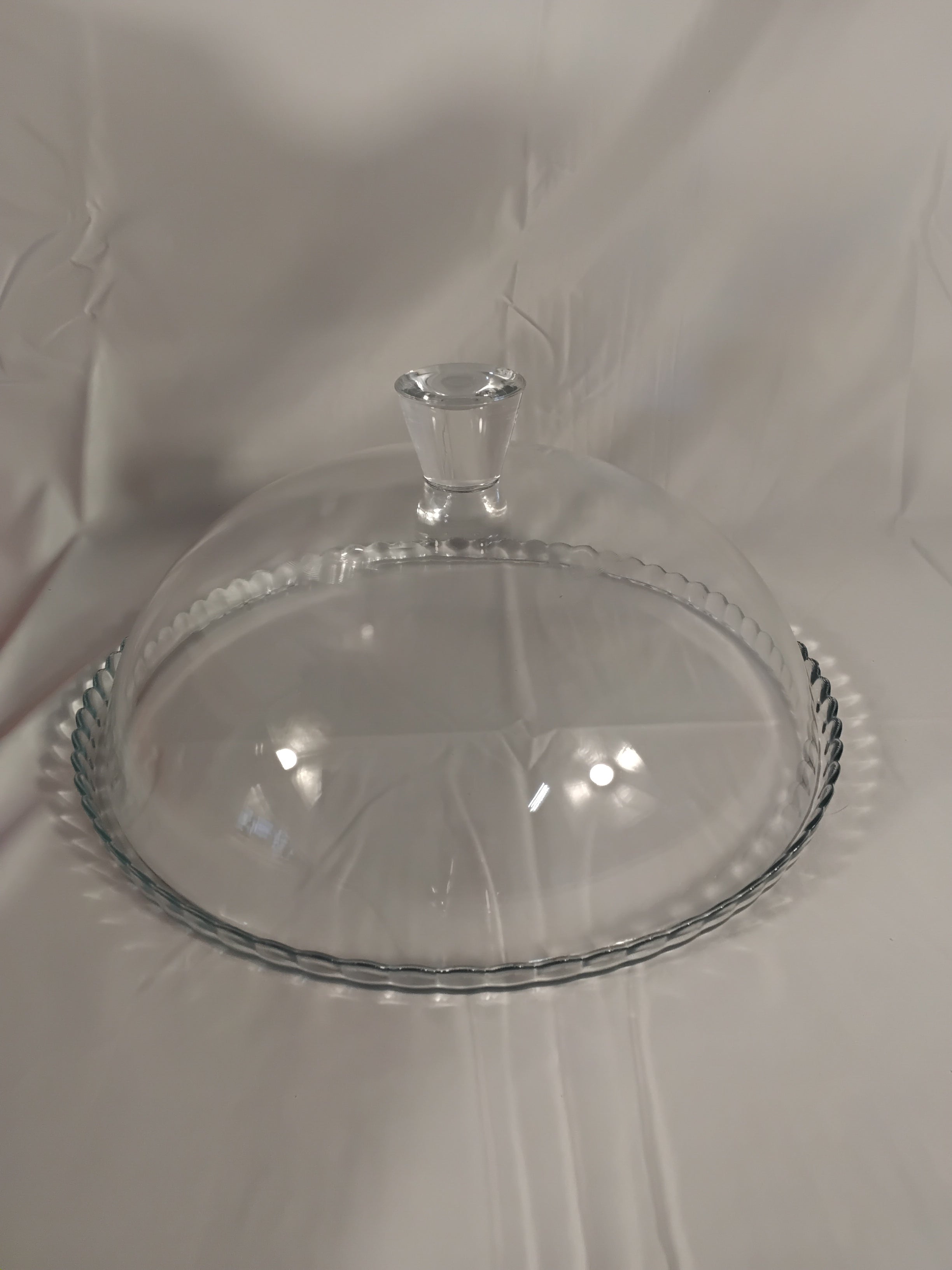 Pasabahce Patisserie 95200 | Alzata Portatorta in Vetro con Campana Ø32 cm | Nuova