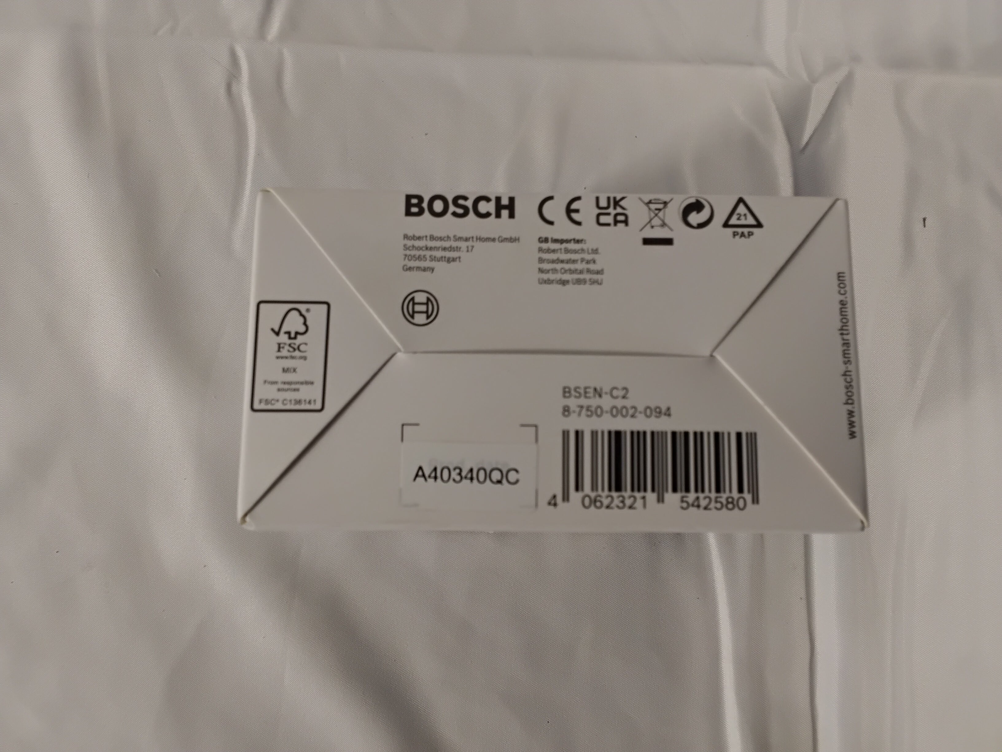 Bosch Smart Home Door/Window Contact II | Sensore Porta/Finestra Wireless | Nuovo