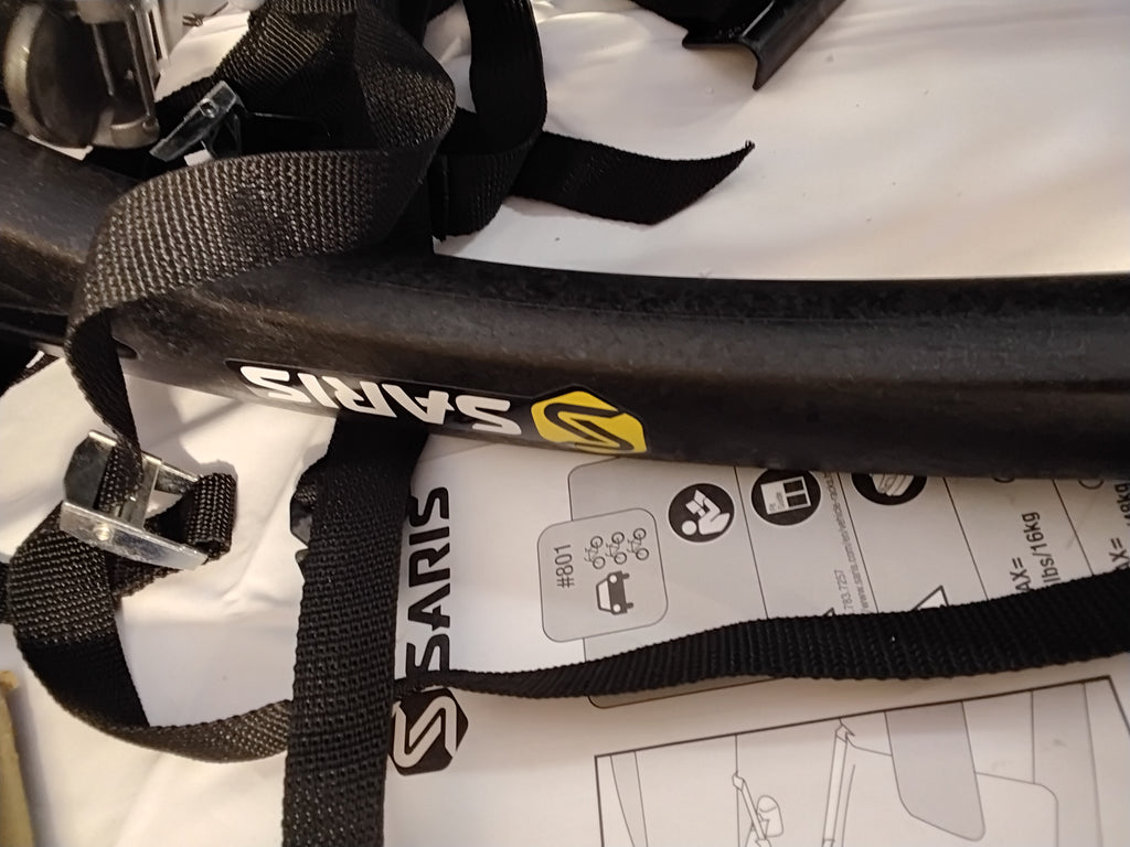🚲 Saris Bones 3 Portabici Posteriore per 3 Biciclette | Nero | Completo | Come Nuovo
