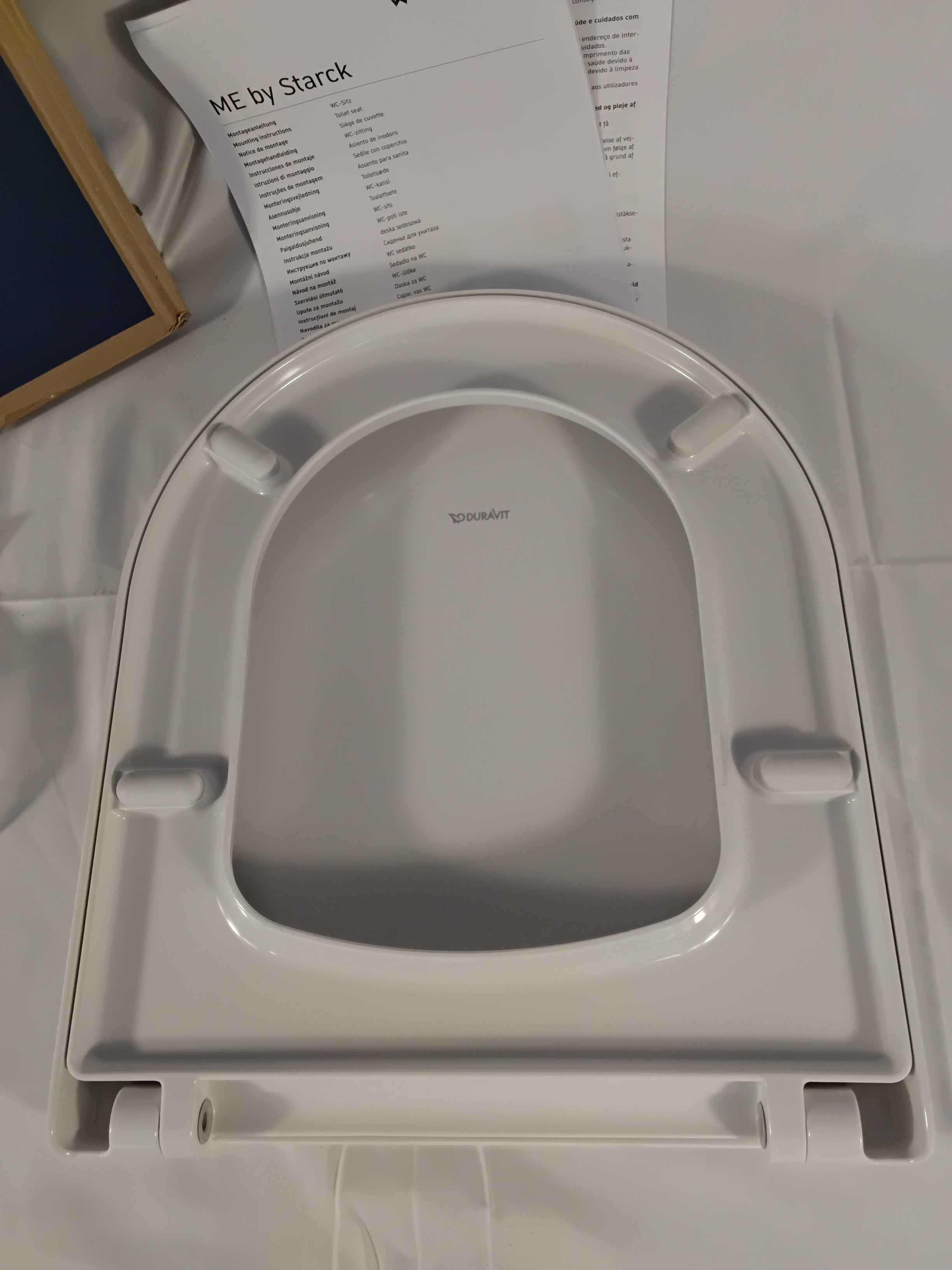 🚽 Duravit ME by Starck Copriwater Originale Soft Close | Bianco | Nuovo