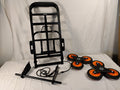 VEVOR KT-2025D Carrello Saliscale Pieghevole con Ruote Triple | Portapacchi Professionale | Come Nuovo