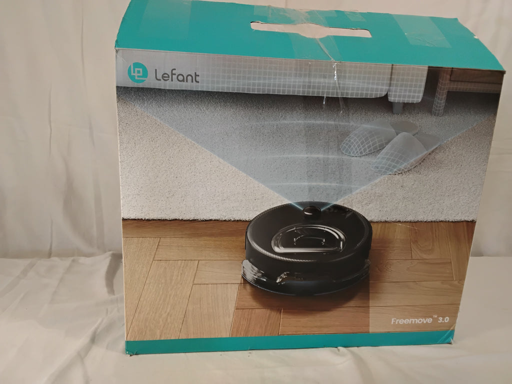 Lefant M320 Robot Aspirapolvere Lavapavimenti Wi-Fi 6000Pa | Alexa | Google Assistant | Bianco