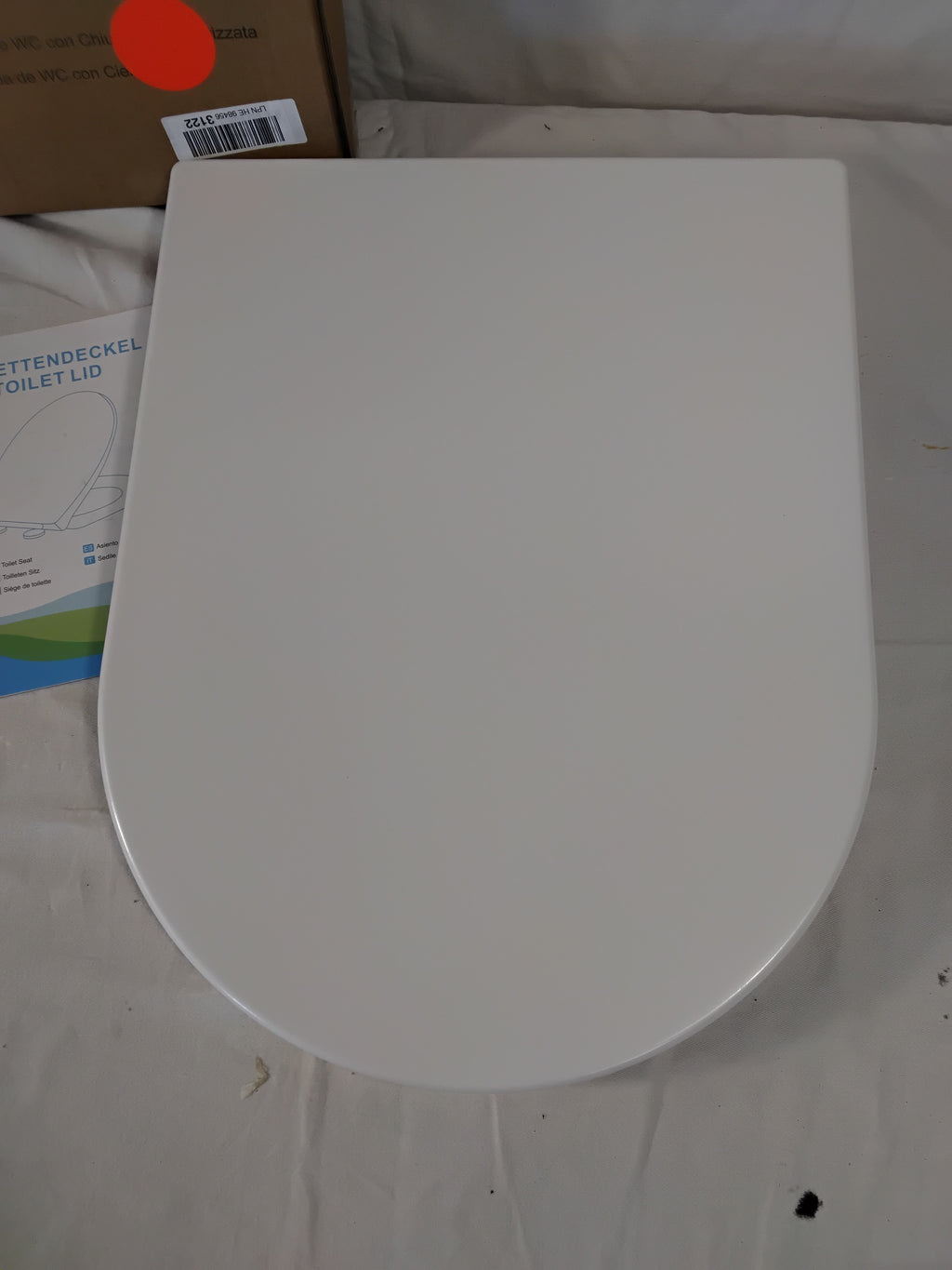 Copriwater Universale Bianco con Chiusura Ammortizzata Soft Close | Sgancio Rapido | Nuovo