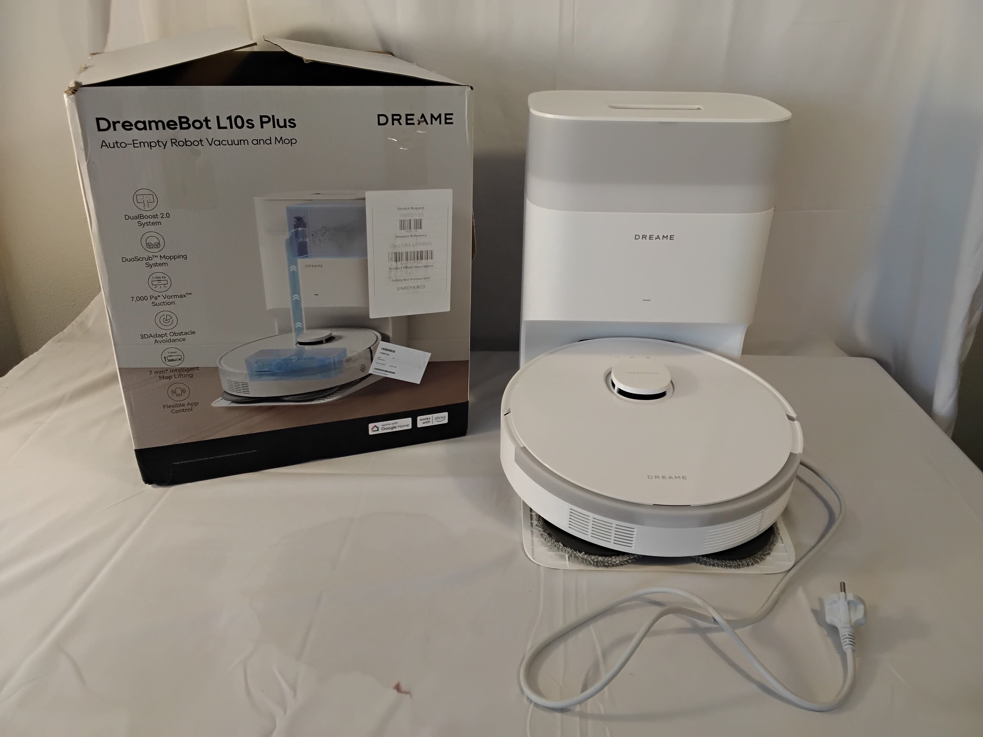 DreameBot L10s Plus Robot Aspirapolvere e Lavapavimenti con Stazione Auto-Empty