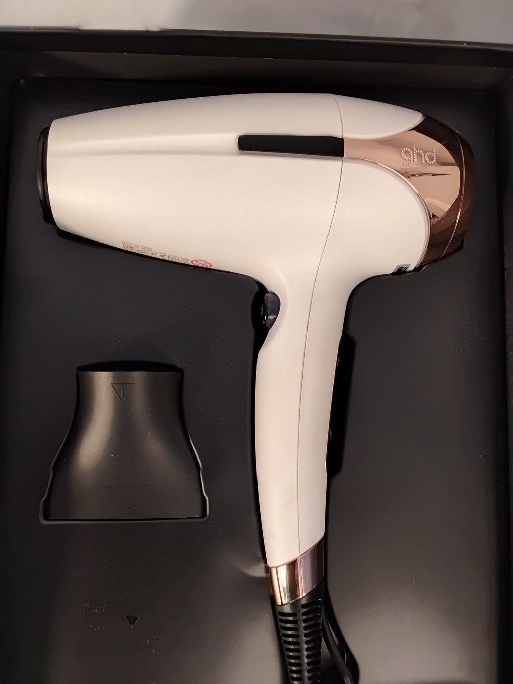 GHD Helios Professional Hair Dryer Bianco/Rose Gold | Usato Perfettamente Funzionante