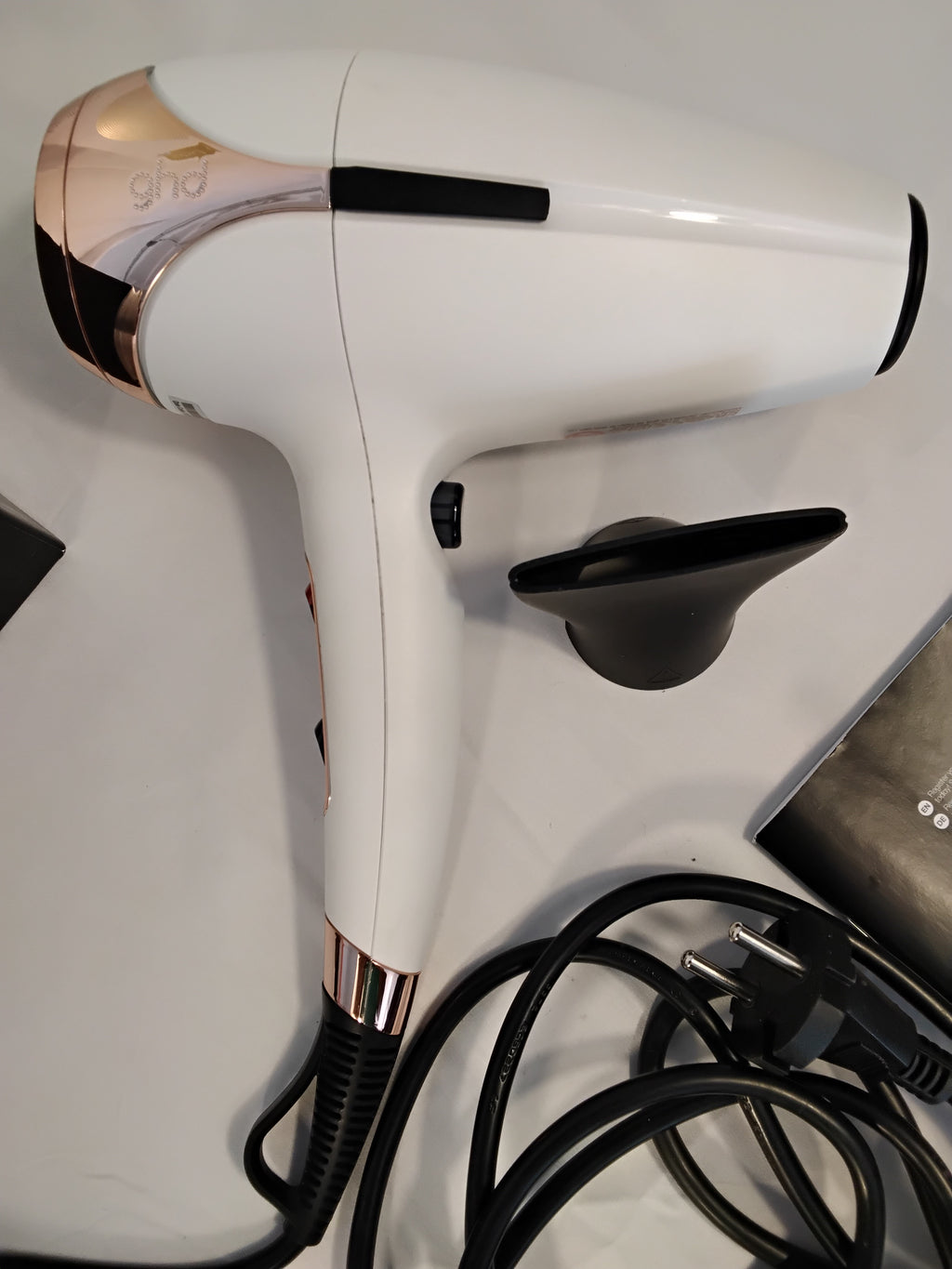 GHD Helios Professional Hair Dryer Bianco/Rose Gold | Usato Perfettamente Funzionante