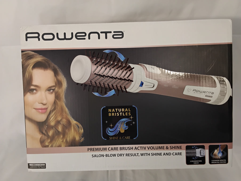 Rowenta Brush Activ Premium Care Volume &amp; Shine | Spazzola Rotante ad Aria 1000W | Usato Come Nuovo