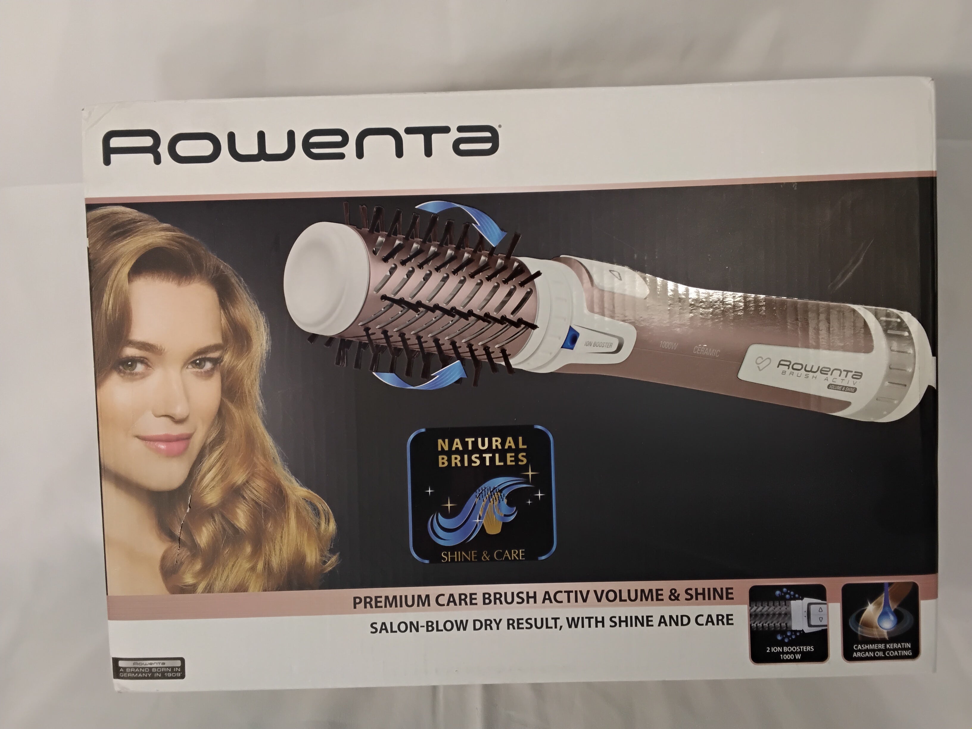 Rowenta Brush Activ Premium Care Volume &amp; Shine | Spazzola Rotante ad Aria 1000W | Usato Come Nuovo
