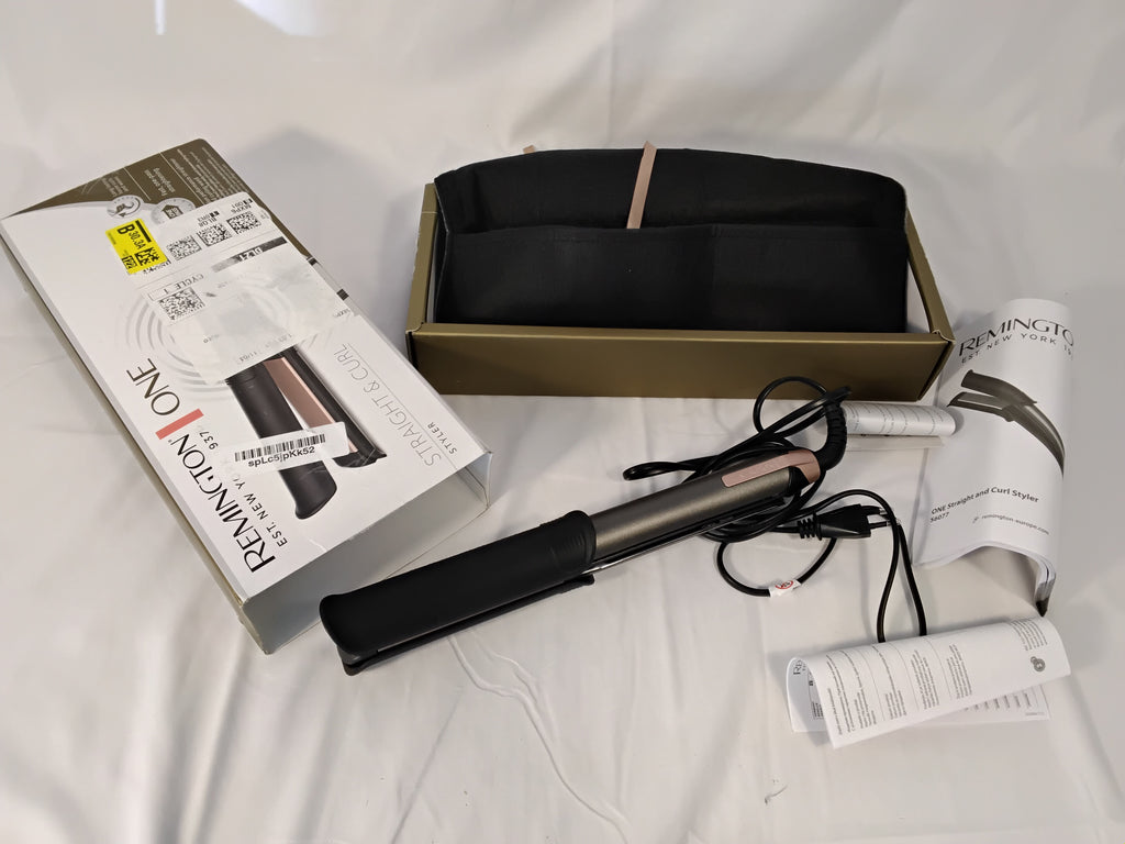 Remington ONE Straight &amp; Curl Styler S6077 | Piastra Liscia e Arriccia Capelli | Pari al Nuovo