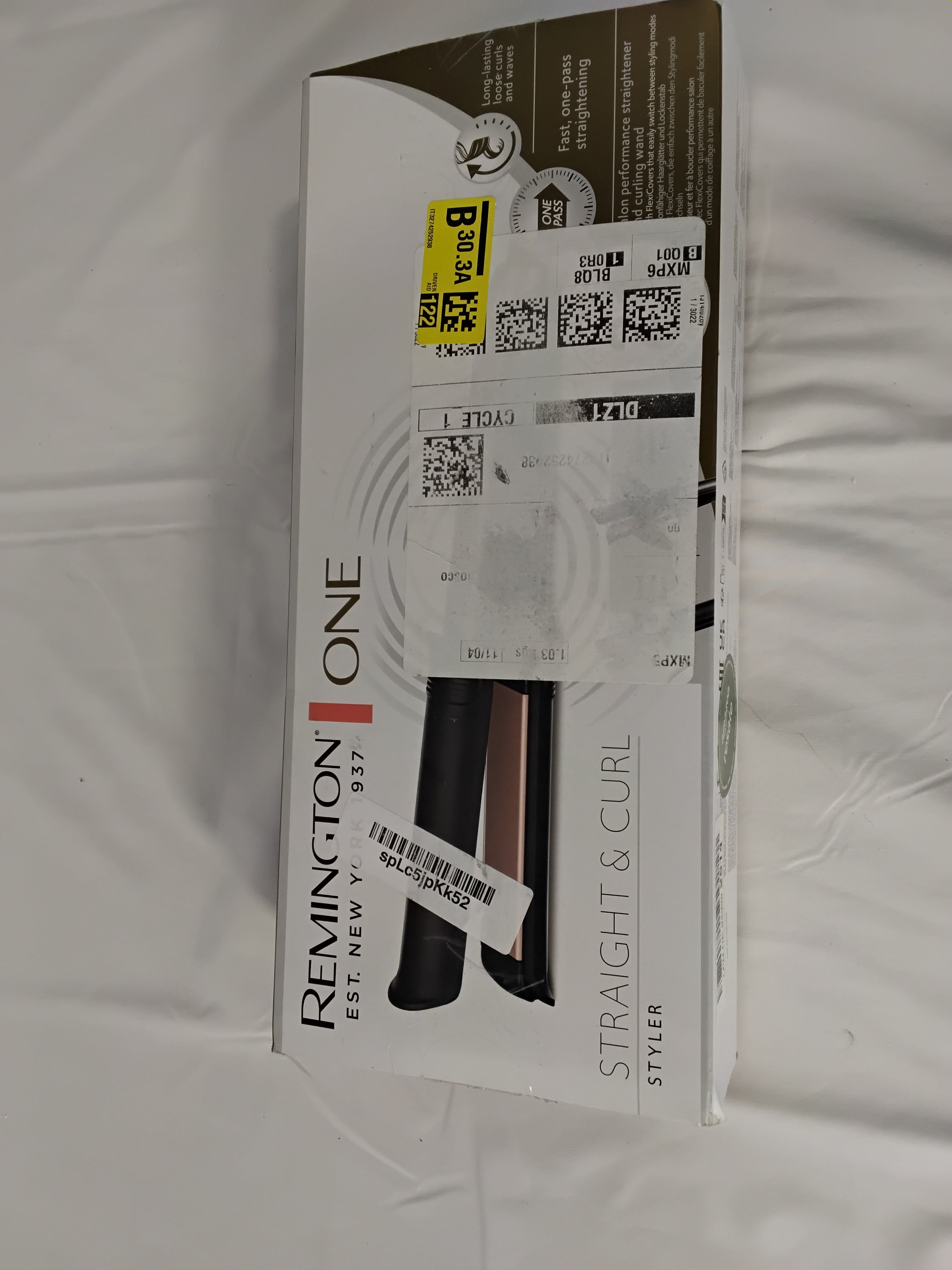 Remington ONE Straight &amp; Curl Styler S6077 | Piastra Liscia e Arriccia Capelli | Pari al Nuovo