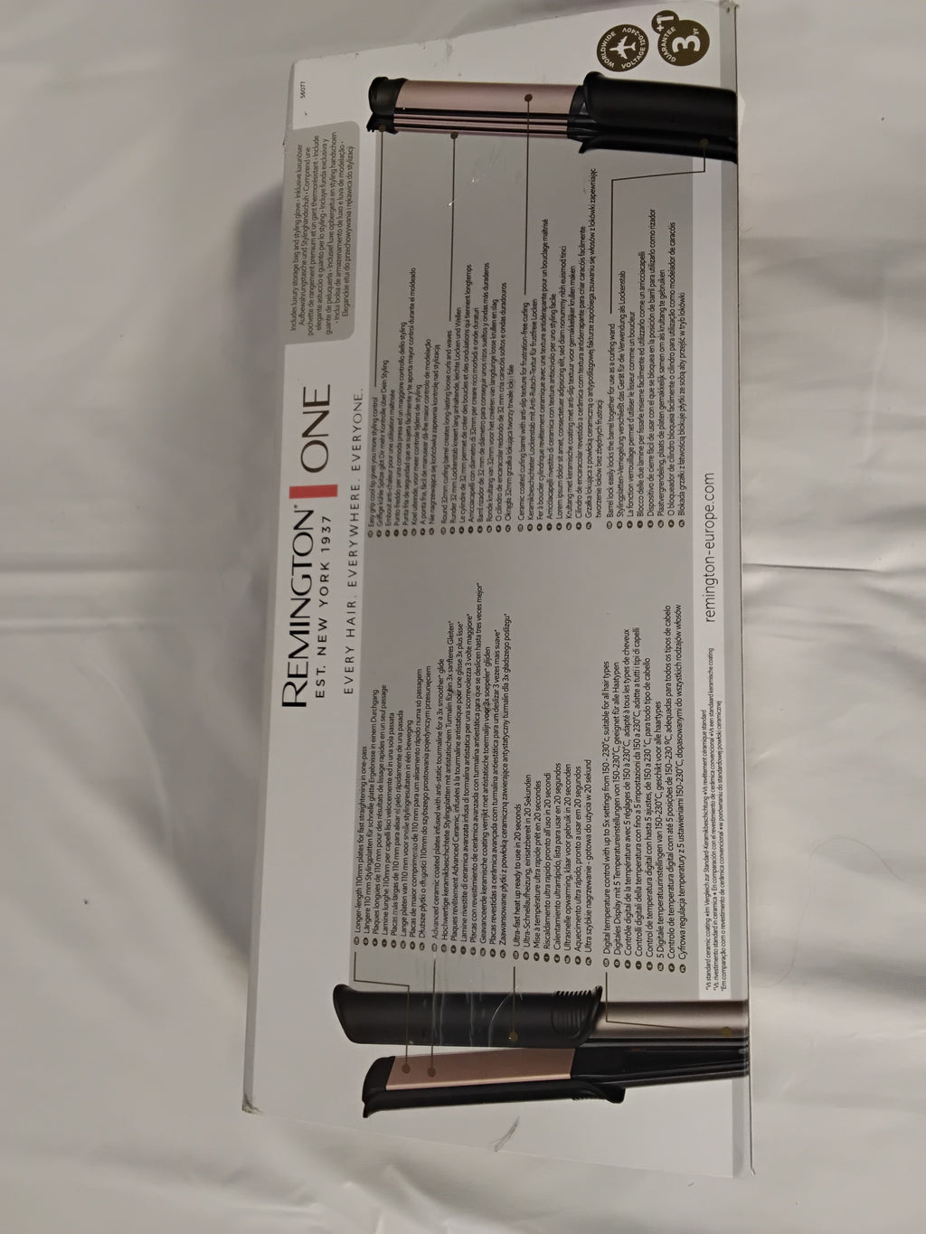 Remington ONE Straight &amp; Curl Styler S6077 | Piastra Liscia e Arriccia Capelli | Pari al Nuovo