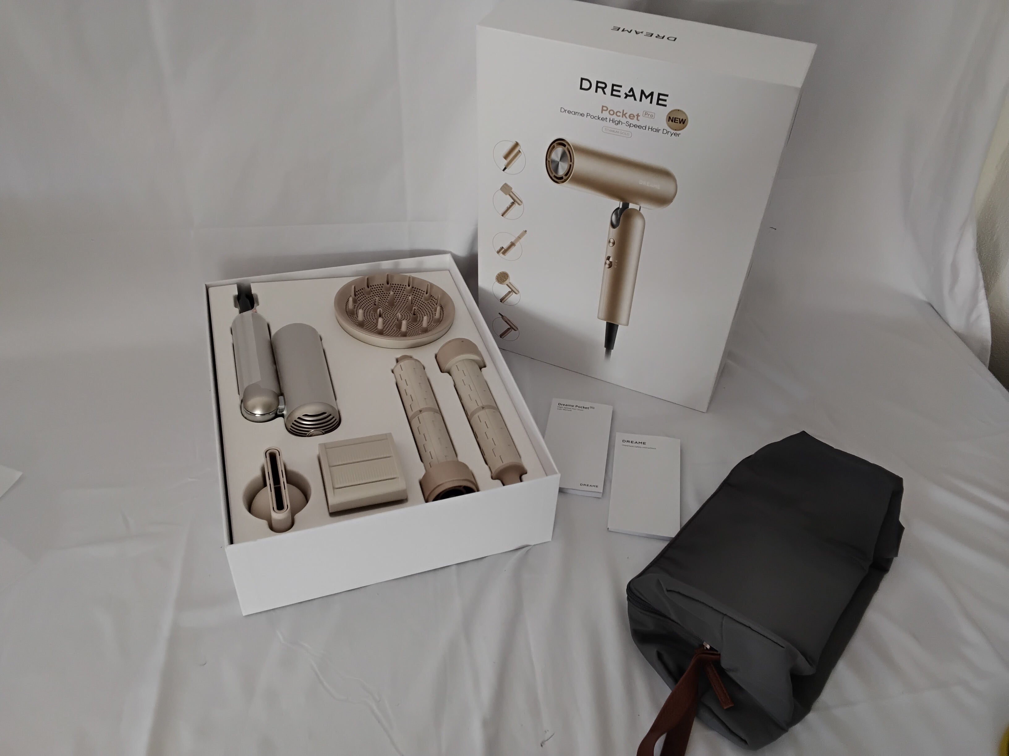 Dreame Pocket Pro | Asciugacapelli ad Alta Velocità con Accessori Styling | Nuovo