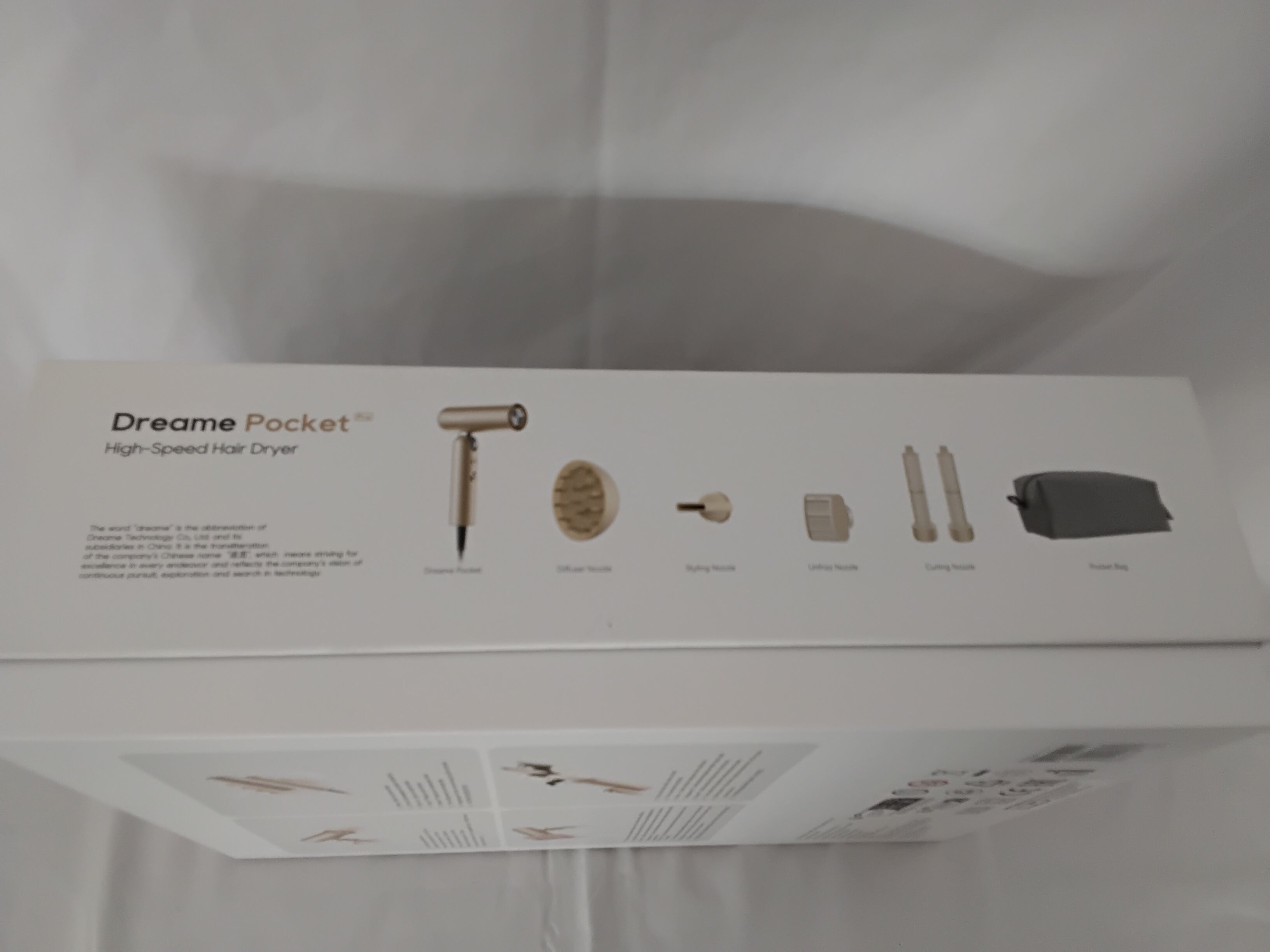 Dreame Pocket Pro | Asciugacapelli ad Alta Velocità con Accessori Styling | Nuovo