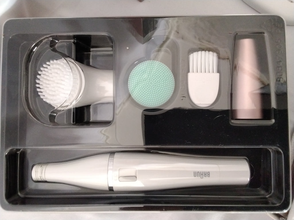 Braun FaceSpa 851V | Epilatore Viso 3 in 1 con Spazzola Pulizia e Specchio | Nuovo