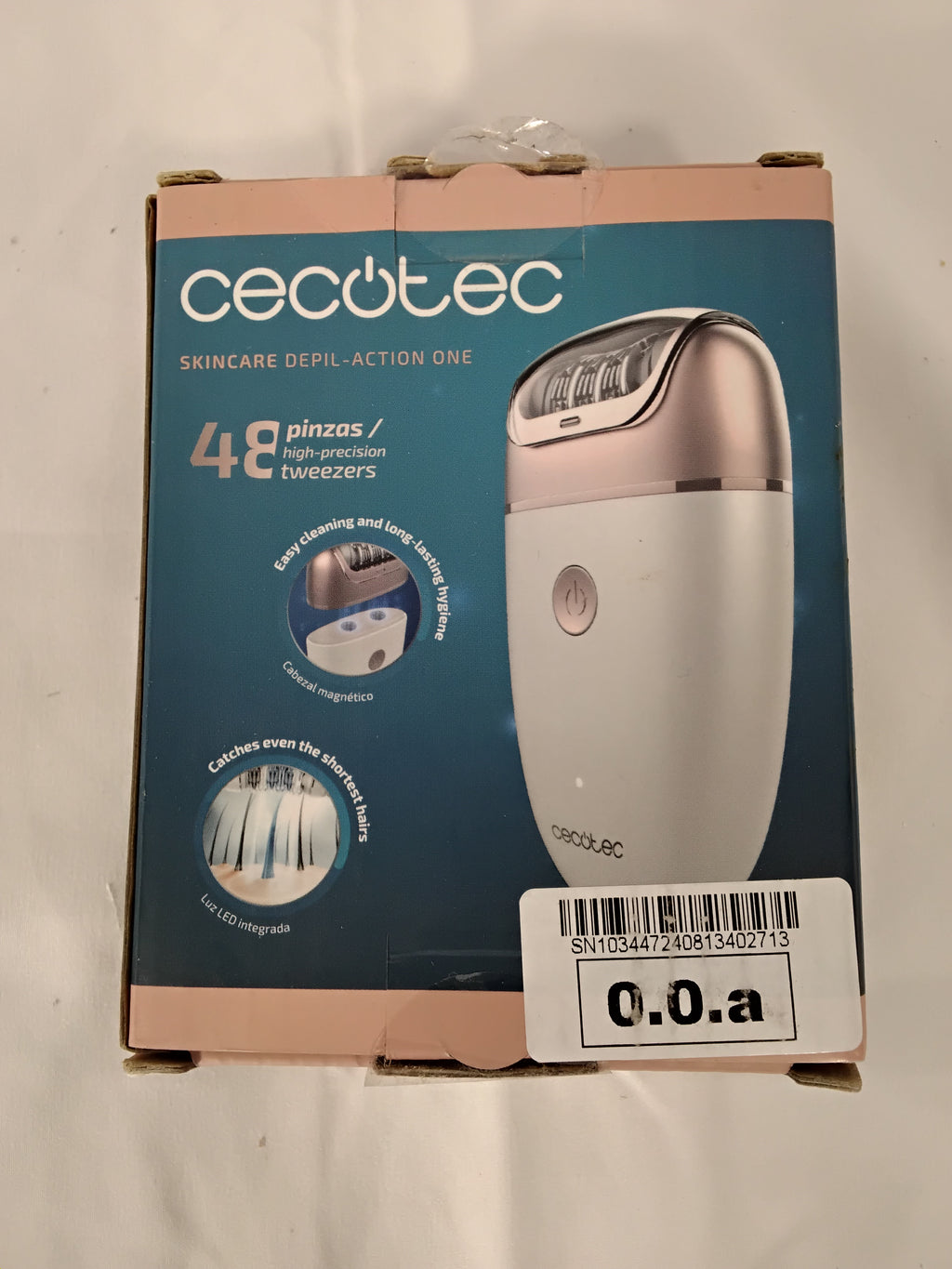 Cecotec SkinCare Depil-Action One | Epilatore Elettrico 48 Pinzette | Pari al Nuovo