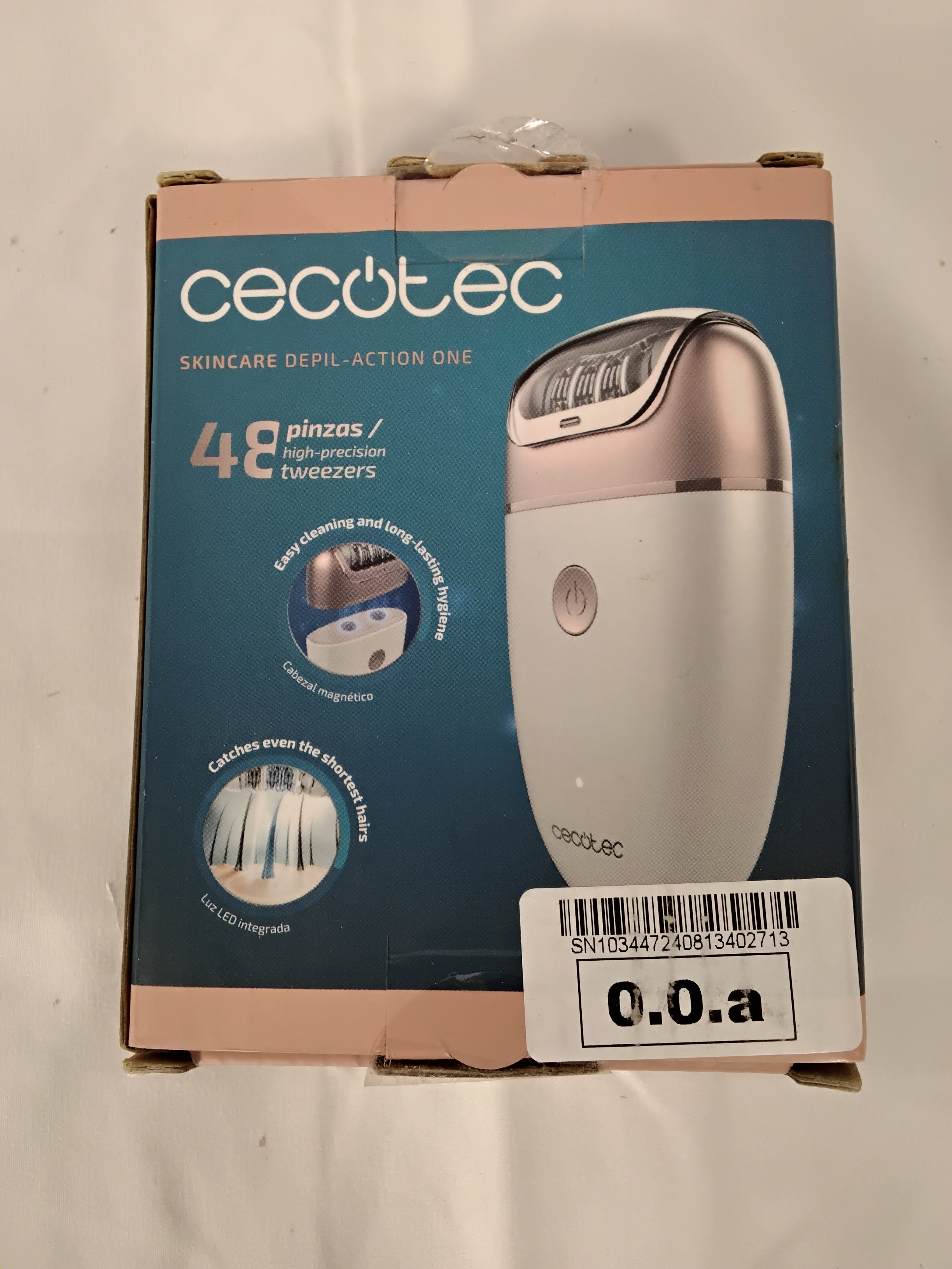 Cecotec SkinCare Depil-Action One | Epilatore Elettrico 48 Pinzette | Pari al Nuovo