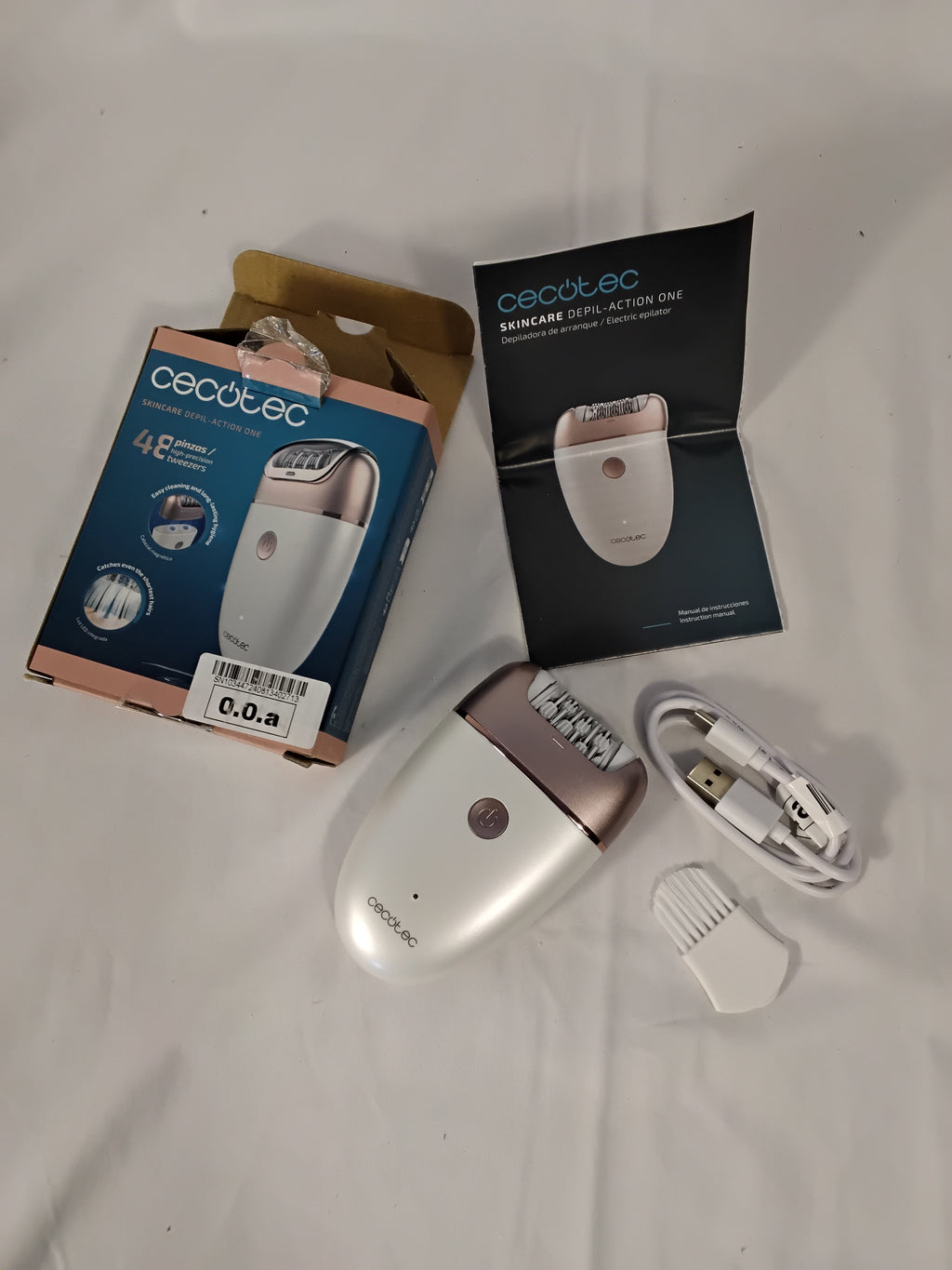 Cecotec SkinCare Depil-Action One | Epilatore Elettrico 48 Pinzette | Pari al Nuovo