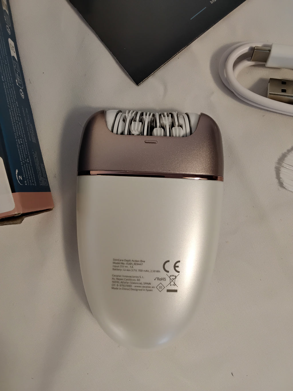 Cecotec SkinCare Depil-Action One | Epilatore Elettrico 48 Pinzette | Pari al Nuovo