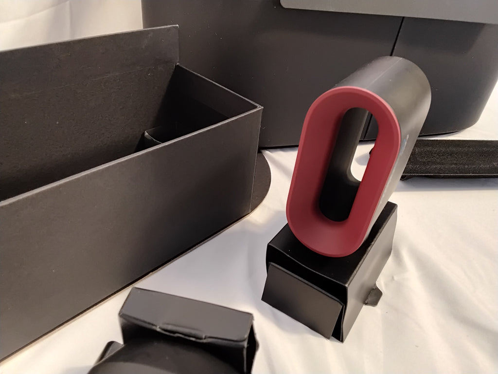 Dyson Airwrap Co-anda2x Straight+Wavy Special Edition Red Velvet &amp; Gold | Pari al Nuovo