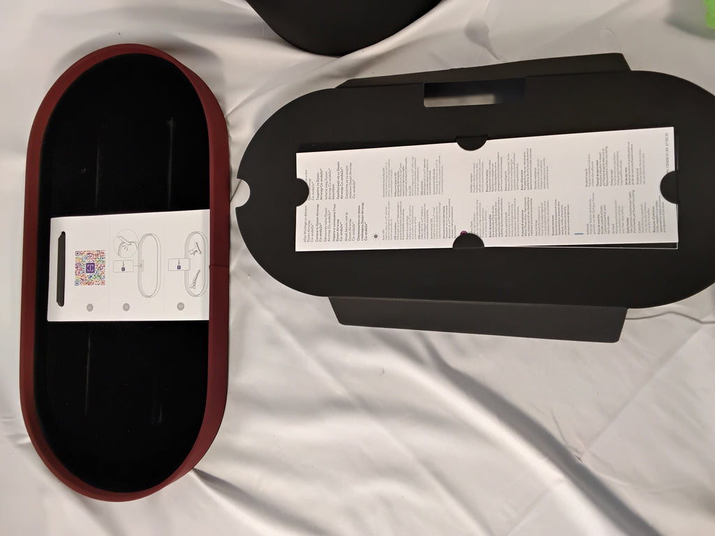 Dyson Airwrap Co-anda2x Straight+Wavy Special Edition Red Velvet &amp; Gold | Pari al Nuovo