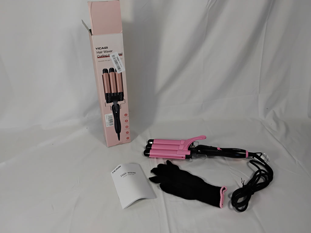 YICAIZI Hair Waver 3 Barre | Ferro Arricciacapelli per Onde Beach Waves | Nuovo