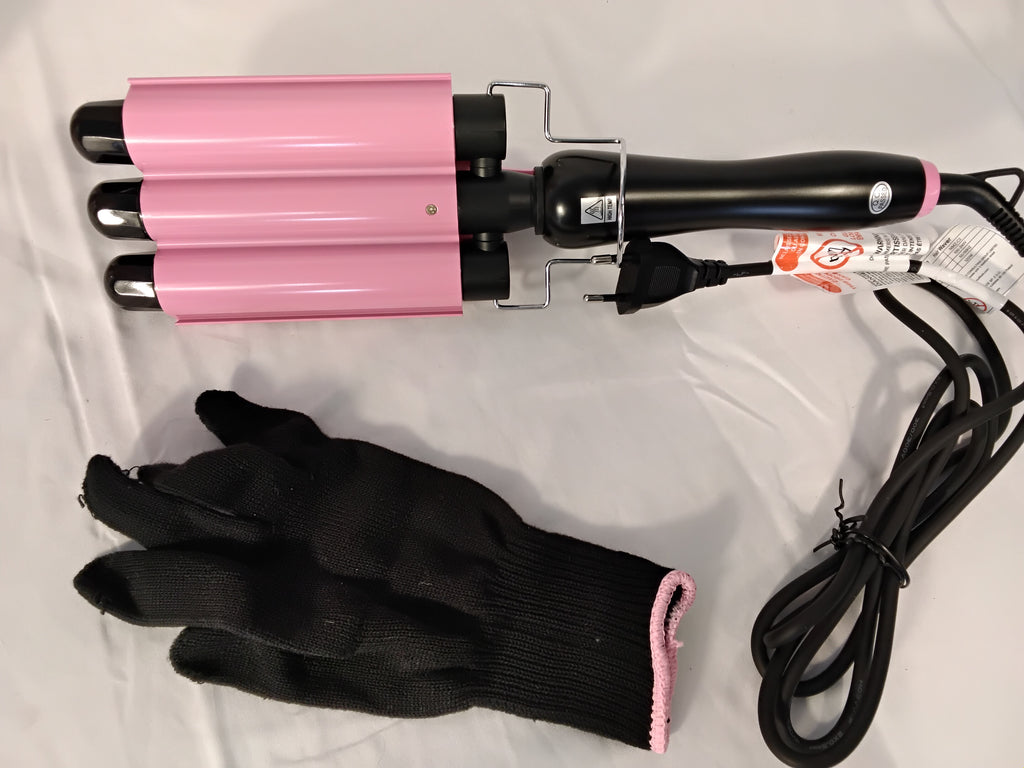YICAIZI Hair Waver 3 Barre | Ferro Arricciacapelli per Onde Beach Waves | Nuovo