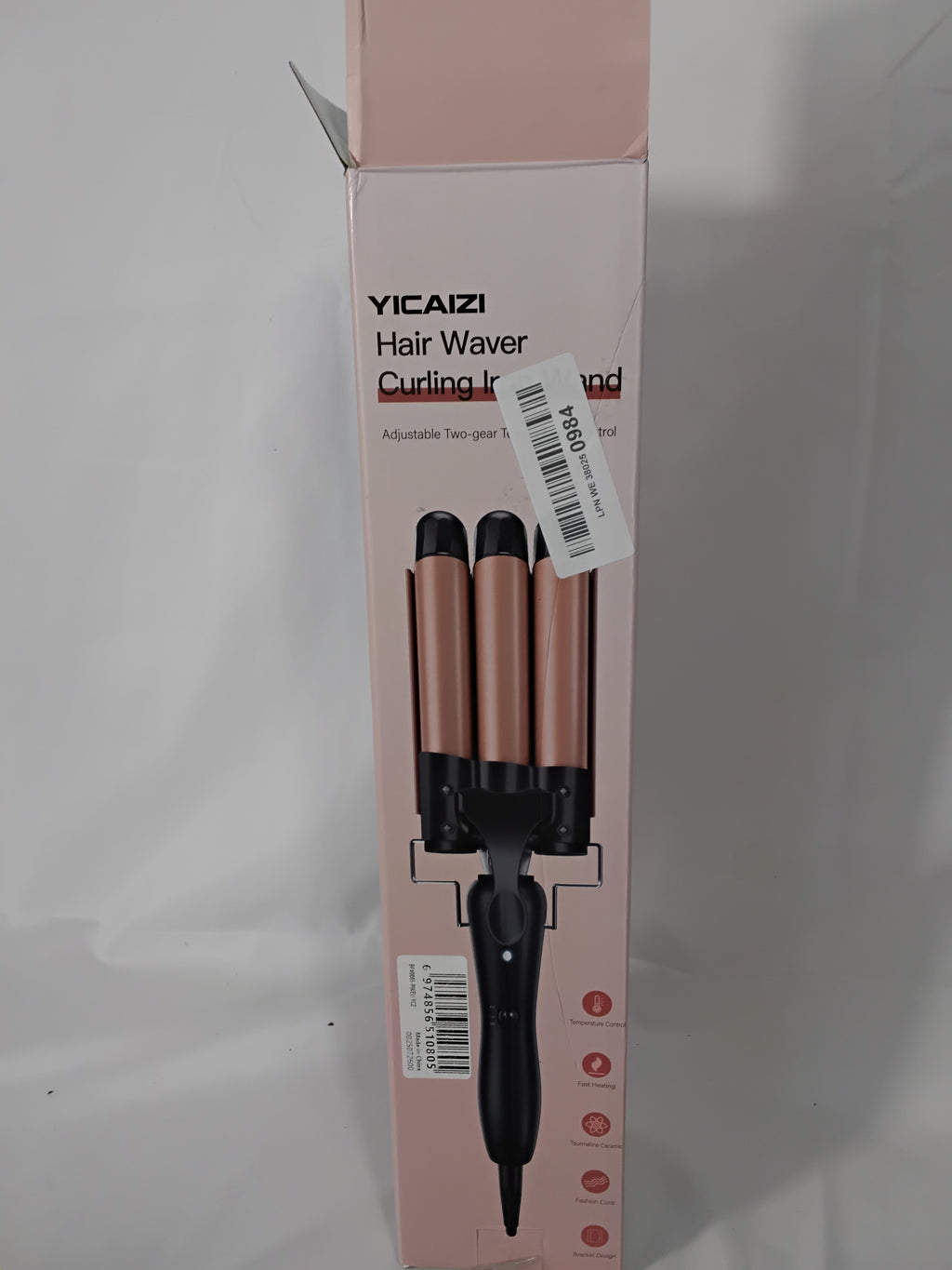 YICAIZI Hair Waver 3 Barre | Ferro Arricciacapelli per Onde Beach Waves | Nuovo