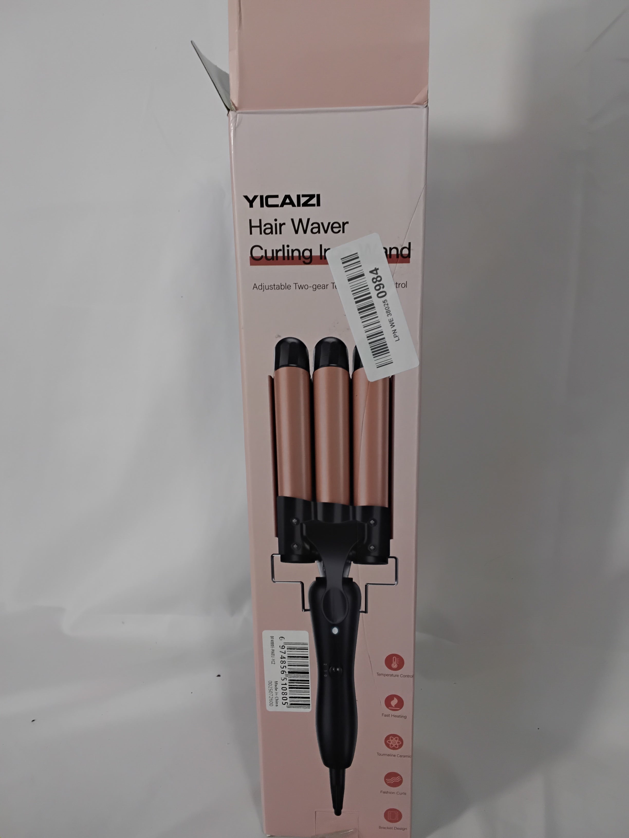 YICAIZI Hair Waver 3 Barre | Ferro Arricciacapelli per Onde Beach Waves | Nuovo
