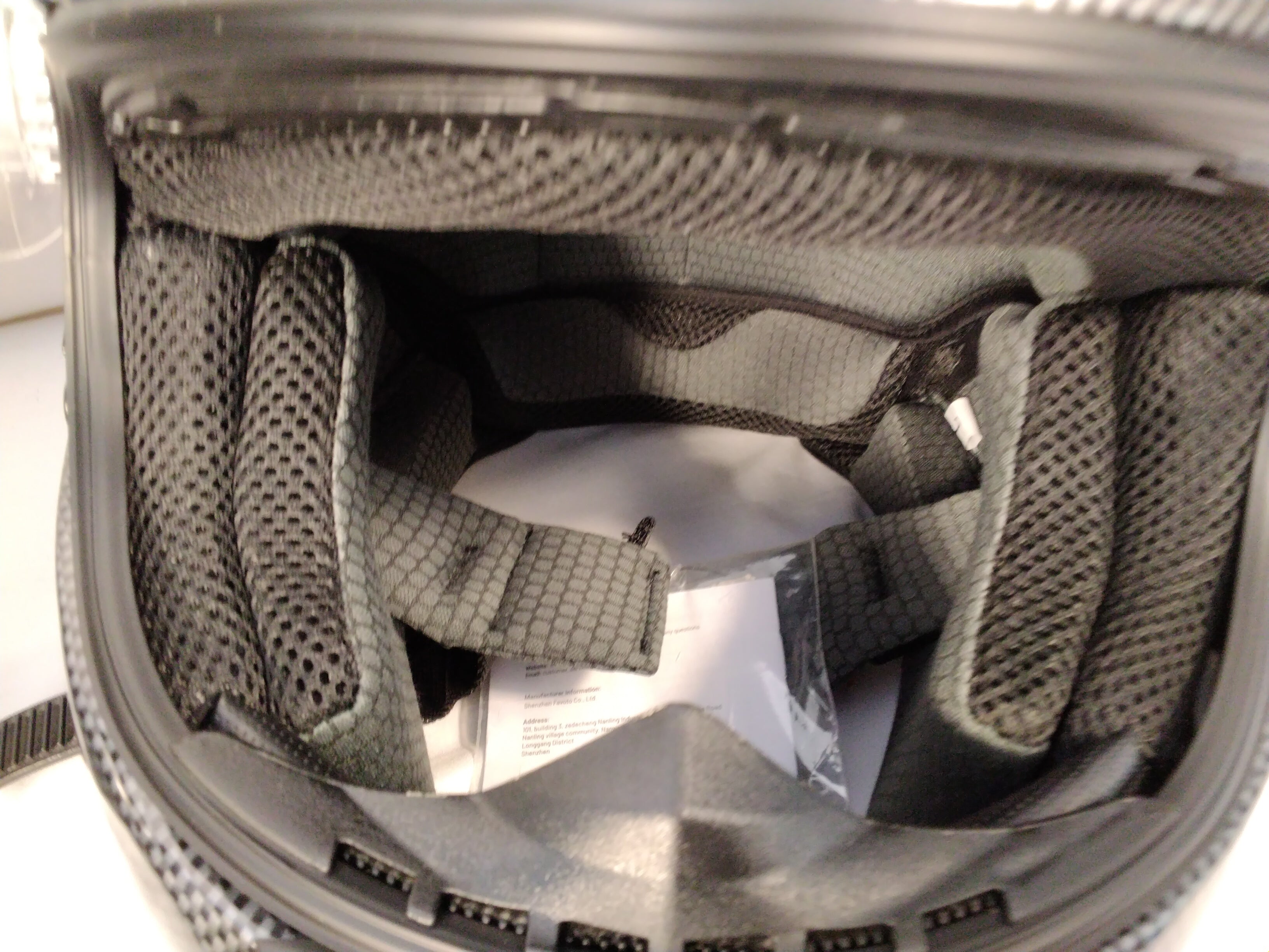 Favoto Casco Integrale Moto ECE 22.06 Effetto Fibra di Carbonio Taglia L (59-60 cm) | Pari al Nuovo