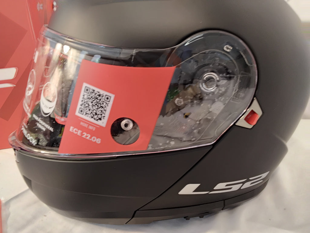 LS2 FF908 Strobe II Casco Integrale Moto ECE 22.06 Nero Opaco Taglia S (55-56 cm) | Nuovo