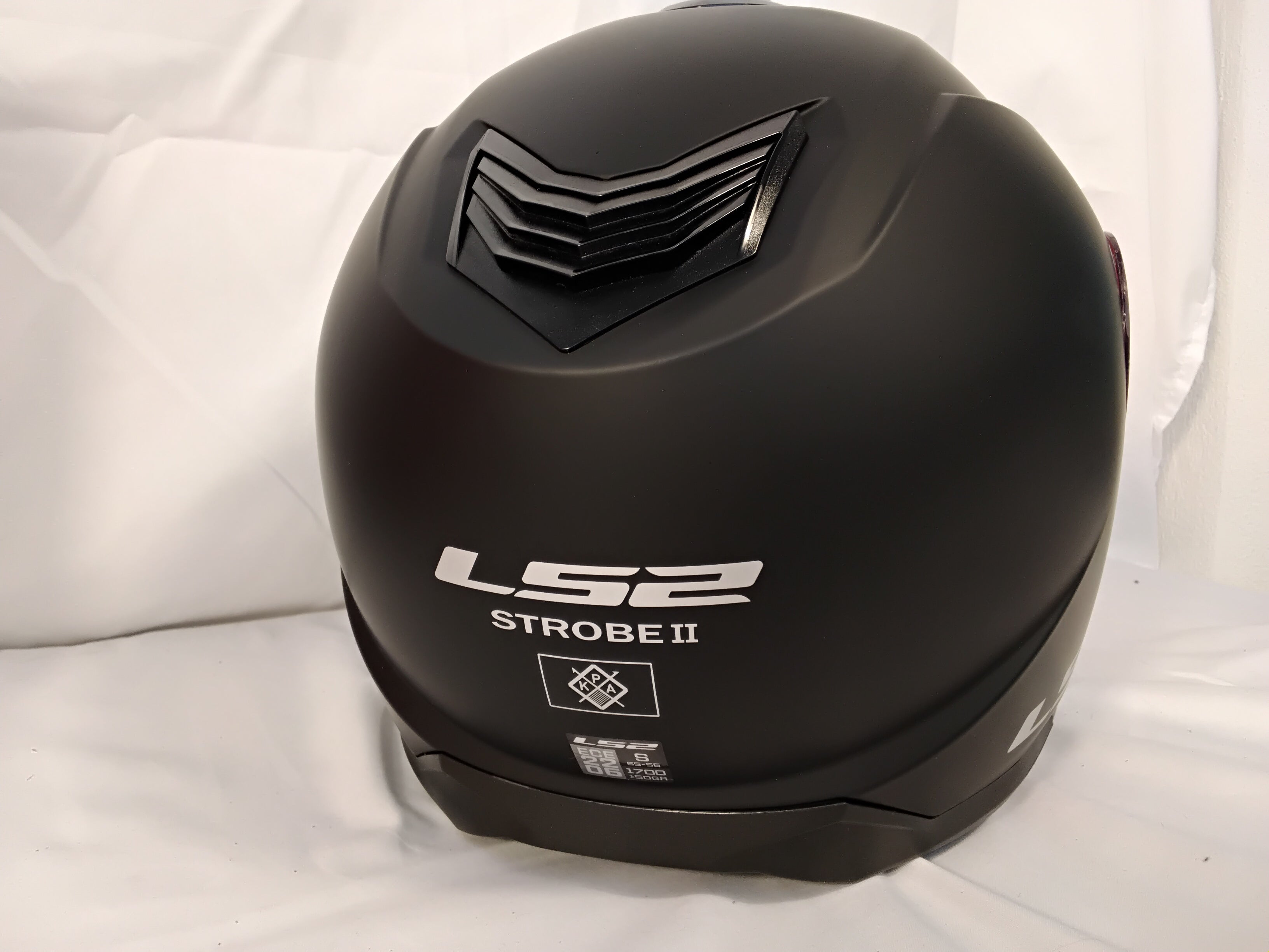 LS2 FF908 Strobe II Casco Integrale Moto ECE 22.06 Nero Opaco Taglia S (55-56 cm) | Nuovo