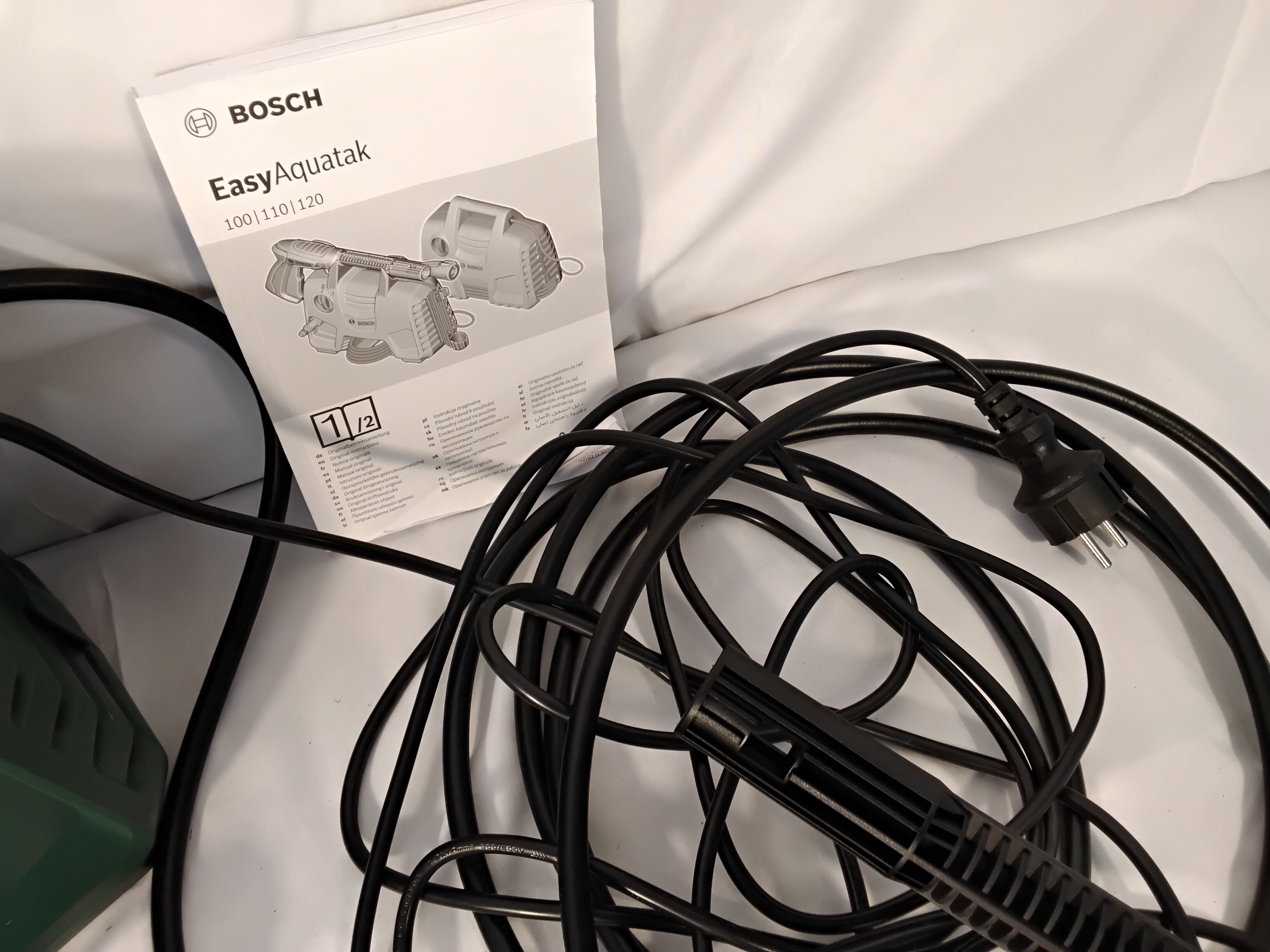 Bosch EasyAquatak 120 Idropulitrice ad Alta Pressione 120 Bar con Patio Cleaner | Buone Condizioni
