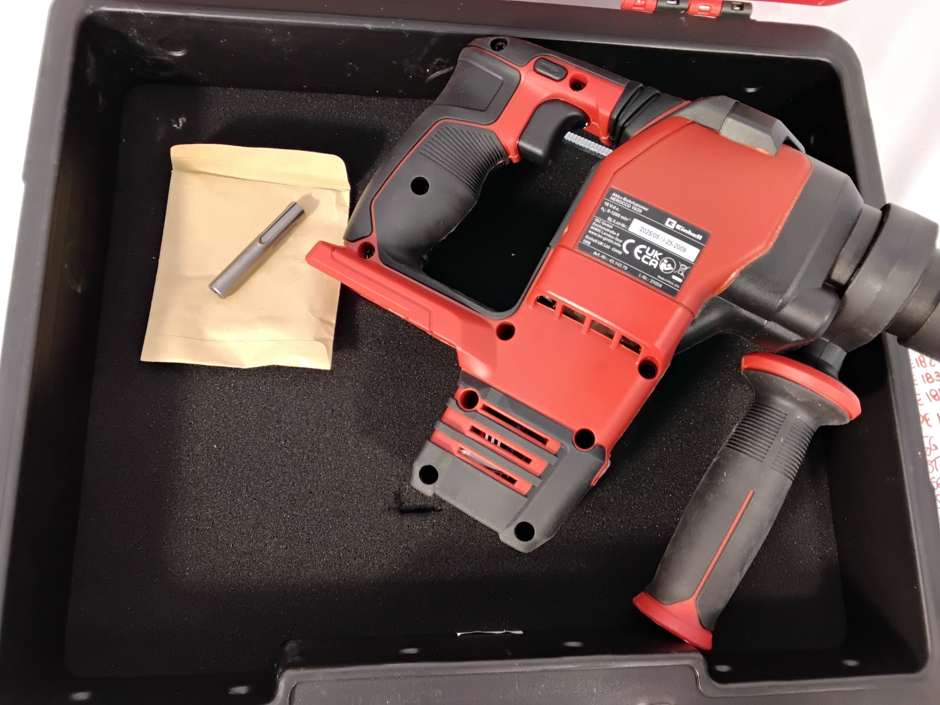 Einhell Professional Martello Tassellatore a Batteria SDS-Plus (Solo Corpo Macchina) | Valigetta | Ottime Condizioni