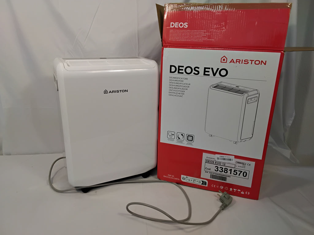 Ariston DEOS EVO 12 Deumidificatore 12L/24h | Pari al Nuovo