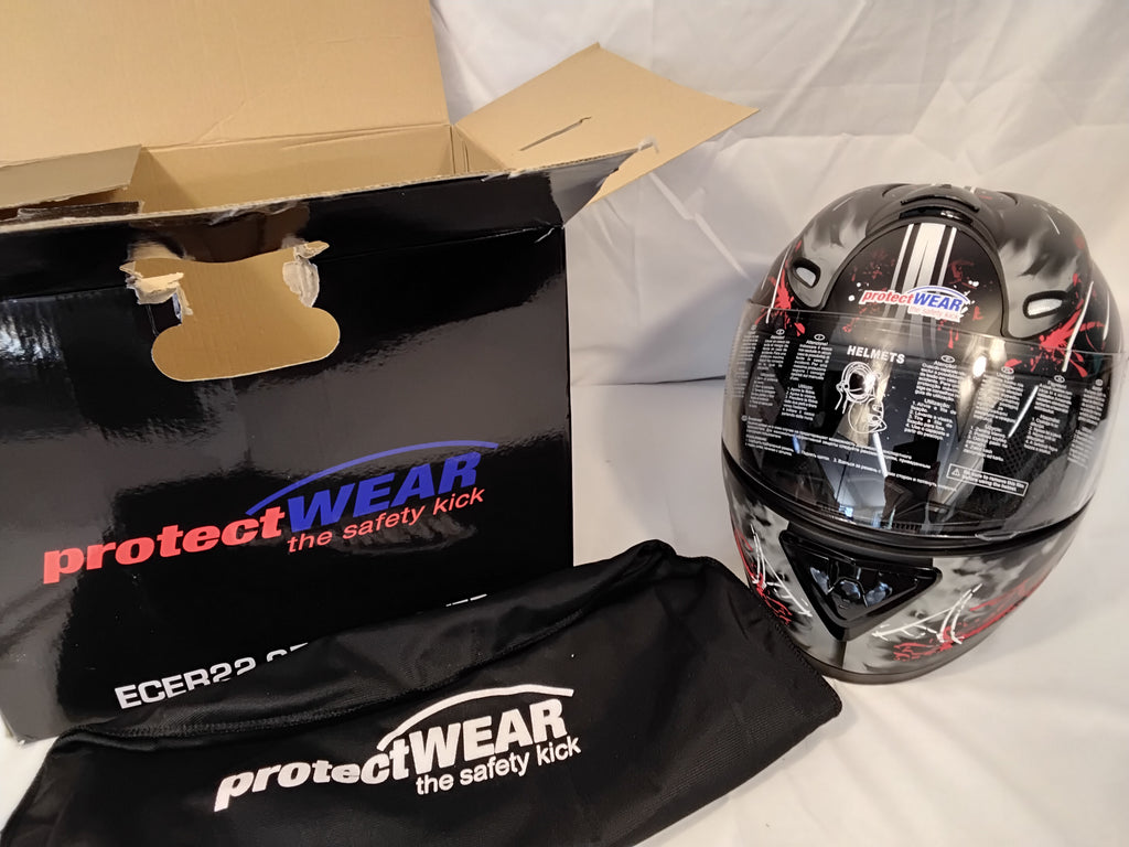 Casco Integrale ProtectWear FS-801-99 Matt Black Taglia XL | Nuovo