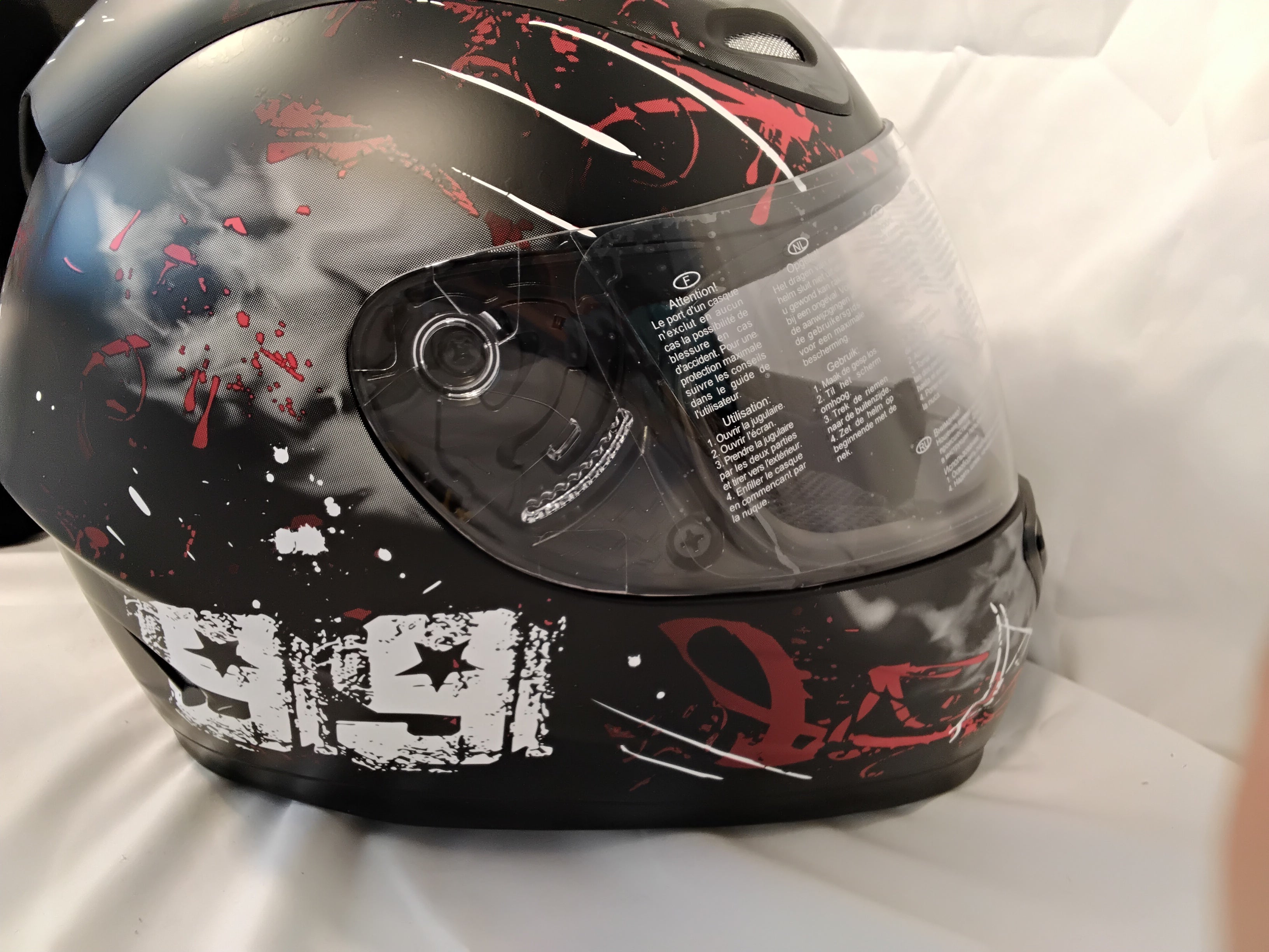 Casco Integrale ProtectWear FS-801-99 Matt Black Taglia XL | Nuovo