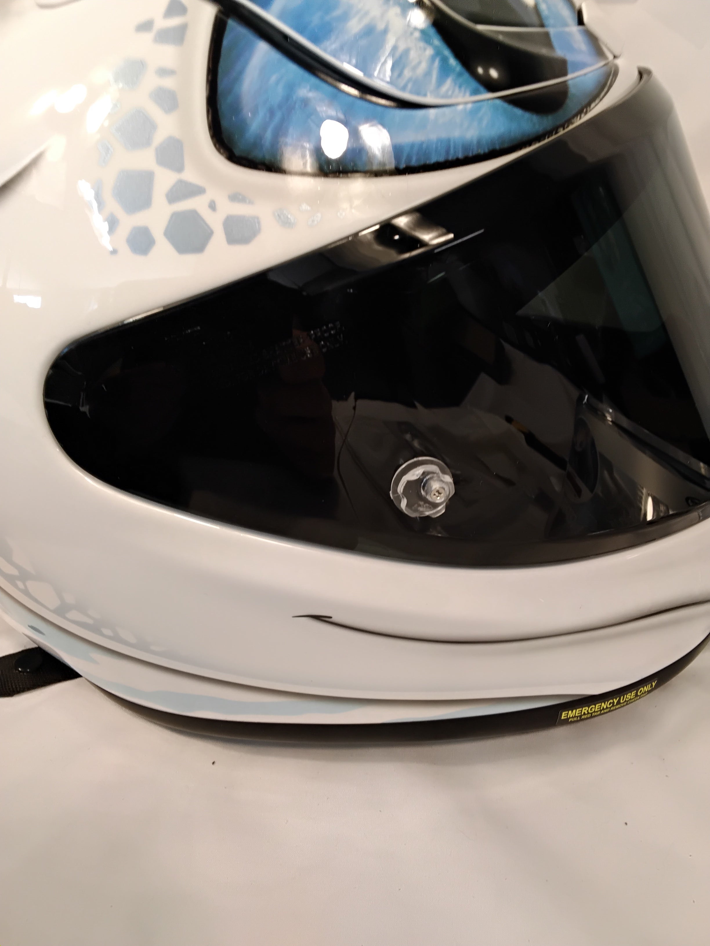 HJC RPHA 12 Light Fury Universal MC2 Casco Integrale Moto | Taglia XXS (52-53 cm) | ECE 22.06 | Nuovo PE