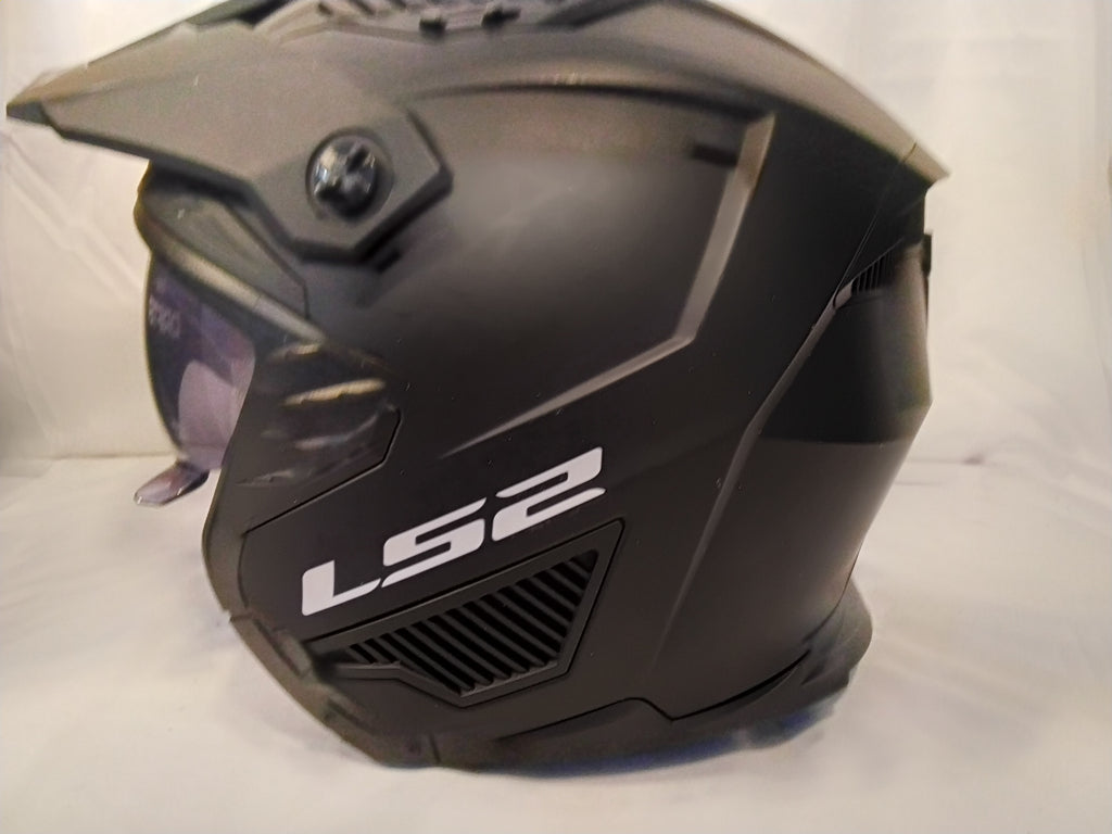 Casco Modulare LS2 Drifter OF606 Nero Opaco con Visiera Fumé |Usato in buone condizioni