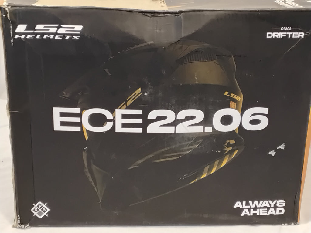 Casco Modulare LS2 Drifter OF606 Nero Opaco con Visiera Fumé |Usato in buone condizioni
