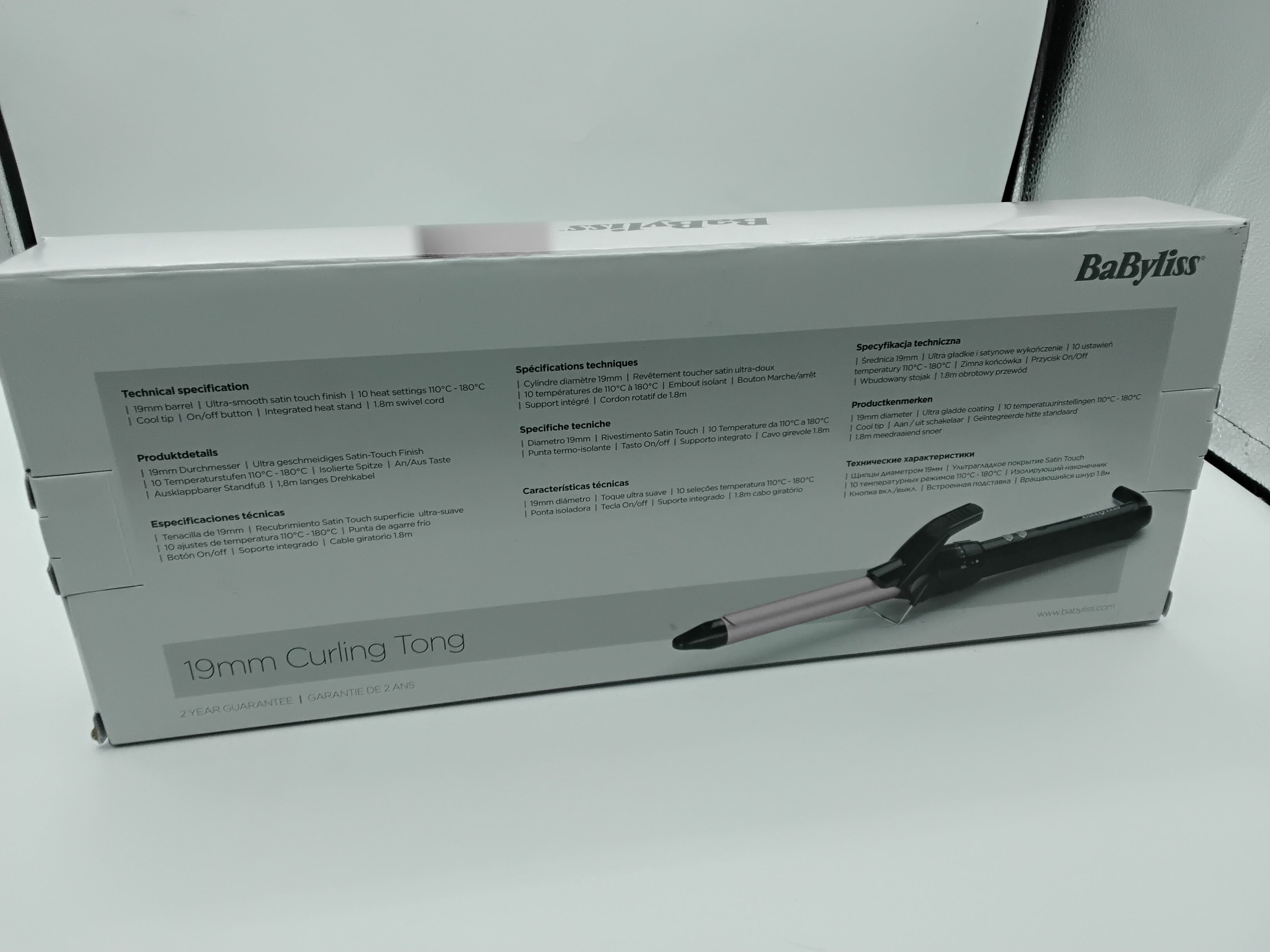 BaByliss C319E 19mm Curling Tong | Nuovo