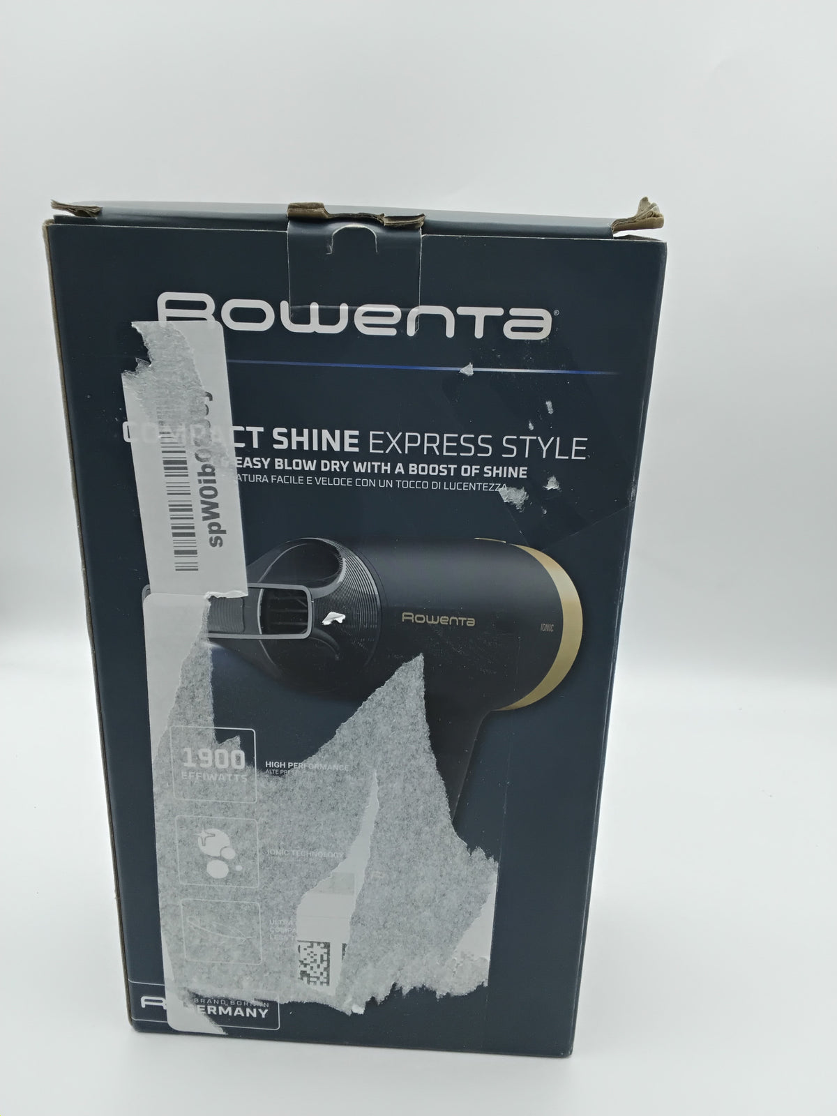 Rowenta Compact Shine Express Style Phon compatto e leggero/Nuovo
