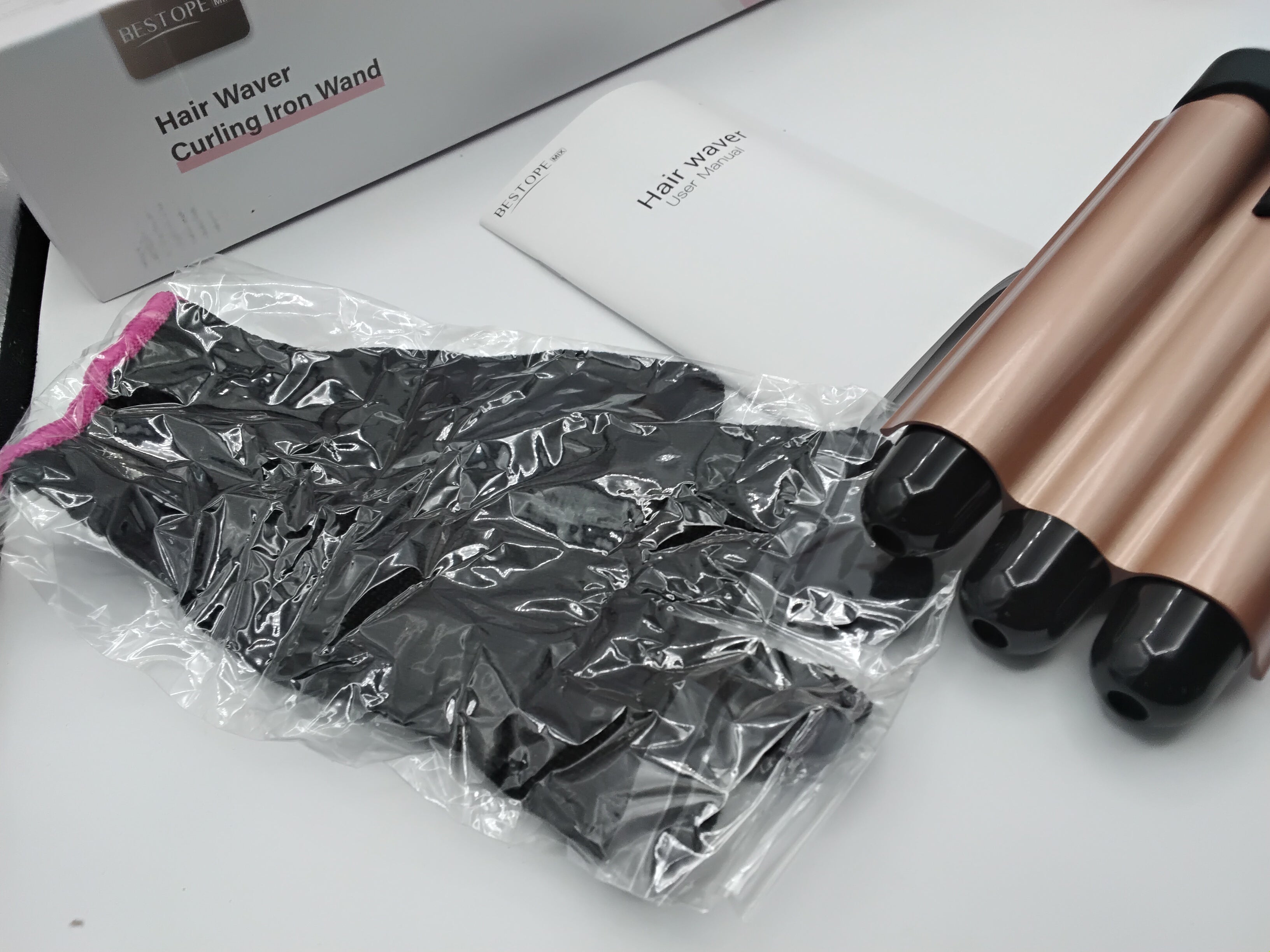 BESTOPE MIX Hair Waver / Curling Iron Wand /ferro arricciacapelli a 3 cilindri 3 cilindri | Nuova