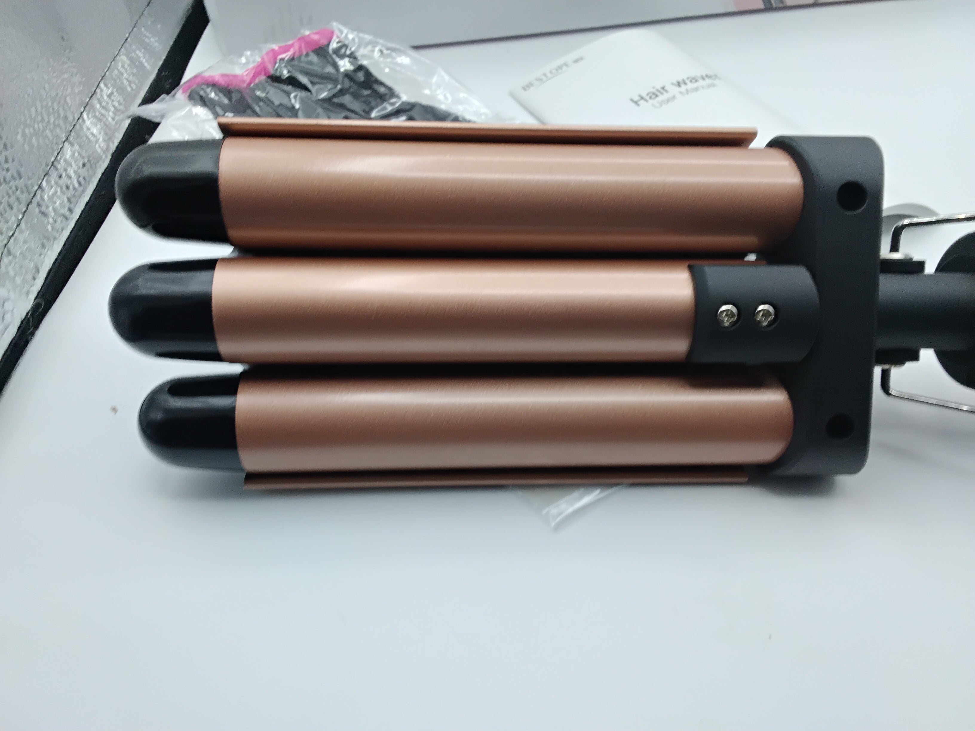 BESTOPE MIX Hair Waver / Curling Iron Wand /ferro arricciacapelli a 3 cilindri 3 cilindri | Nuova