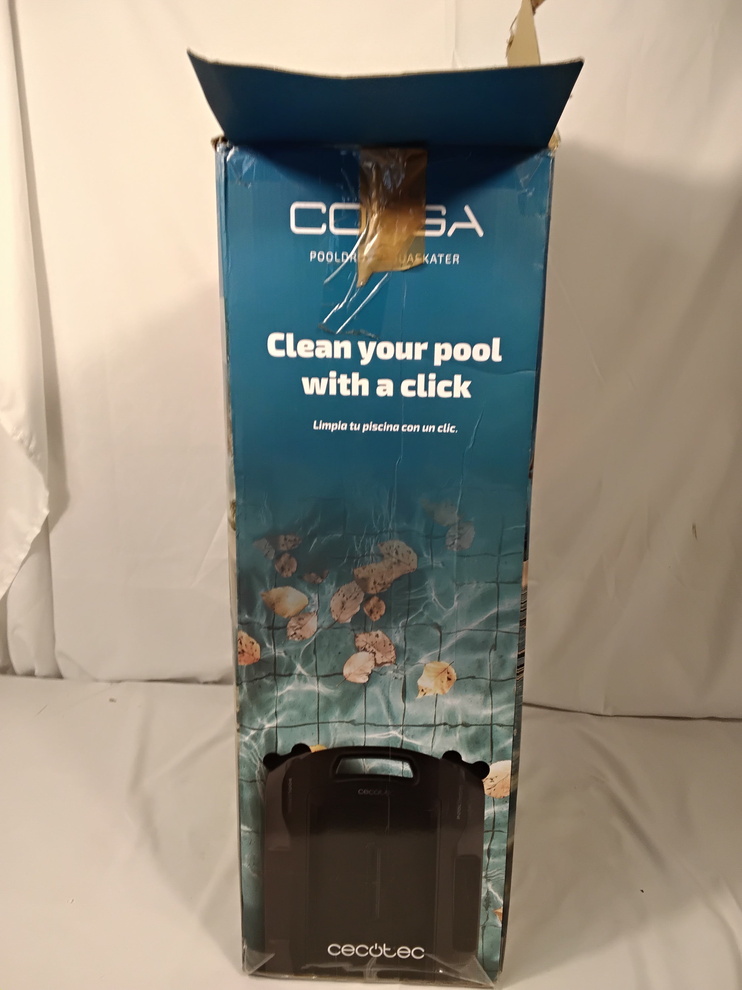 Cecotec Conga Pooldroid Aquaskater – Robot Pulitore di Superficie per Piscine A Alimentazione Solare (Usato)