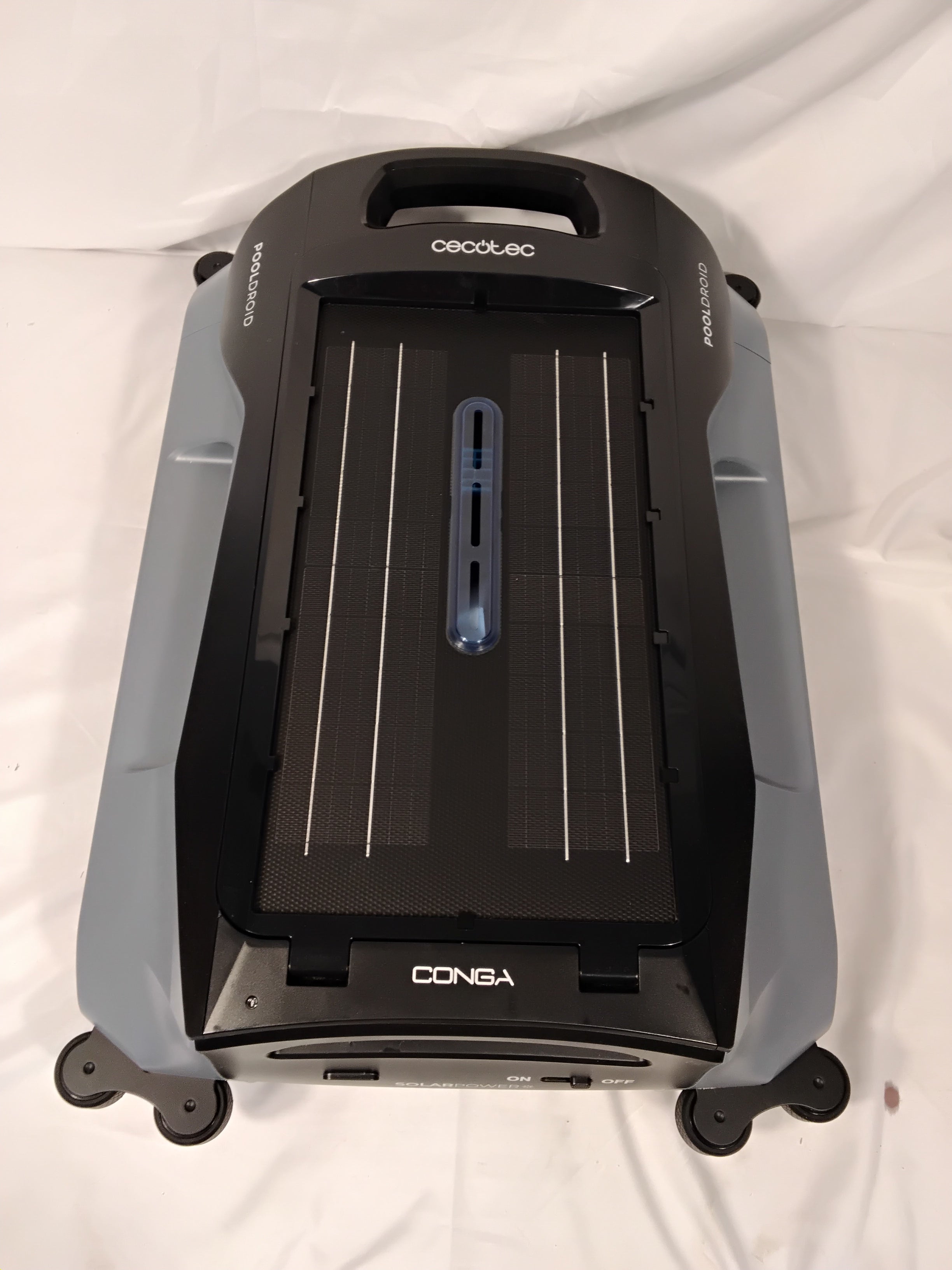 Cecotec Conga Pooldroid Aquaskater – Robot Pulitore di Superficie per Piscine A Alimentazione Solare (Usato)