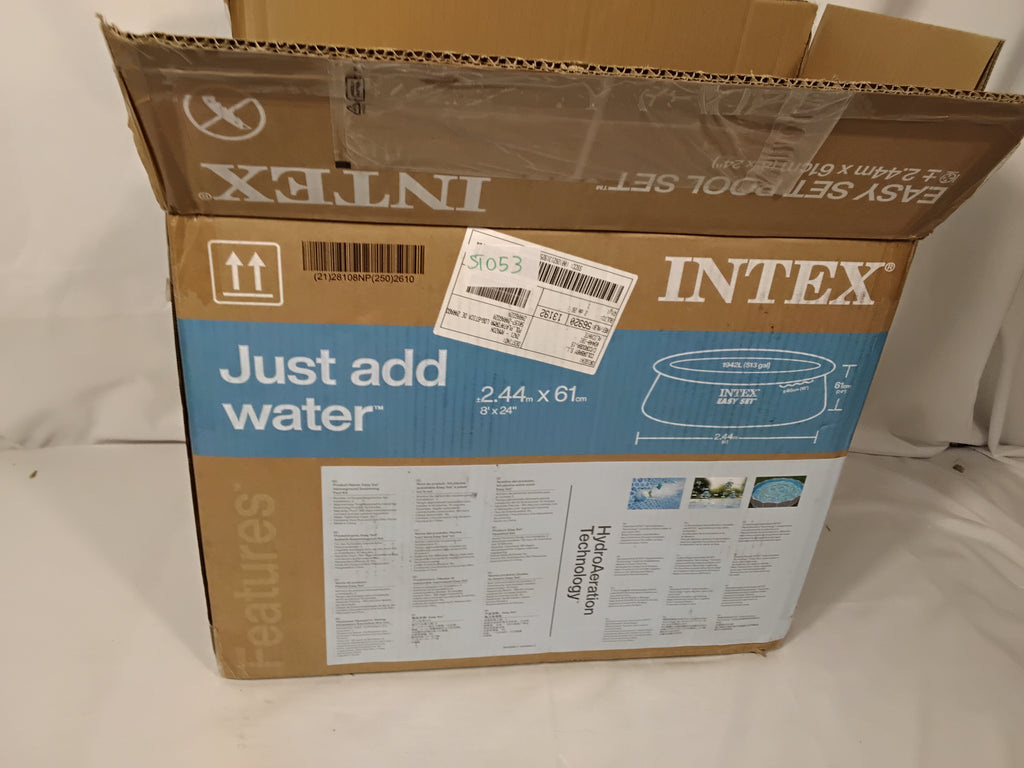 INTEX Easy Set 28108NP Piscina Fuori Terra 244 × 61 cm | Nuova