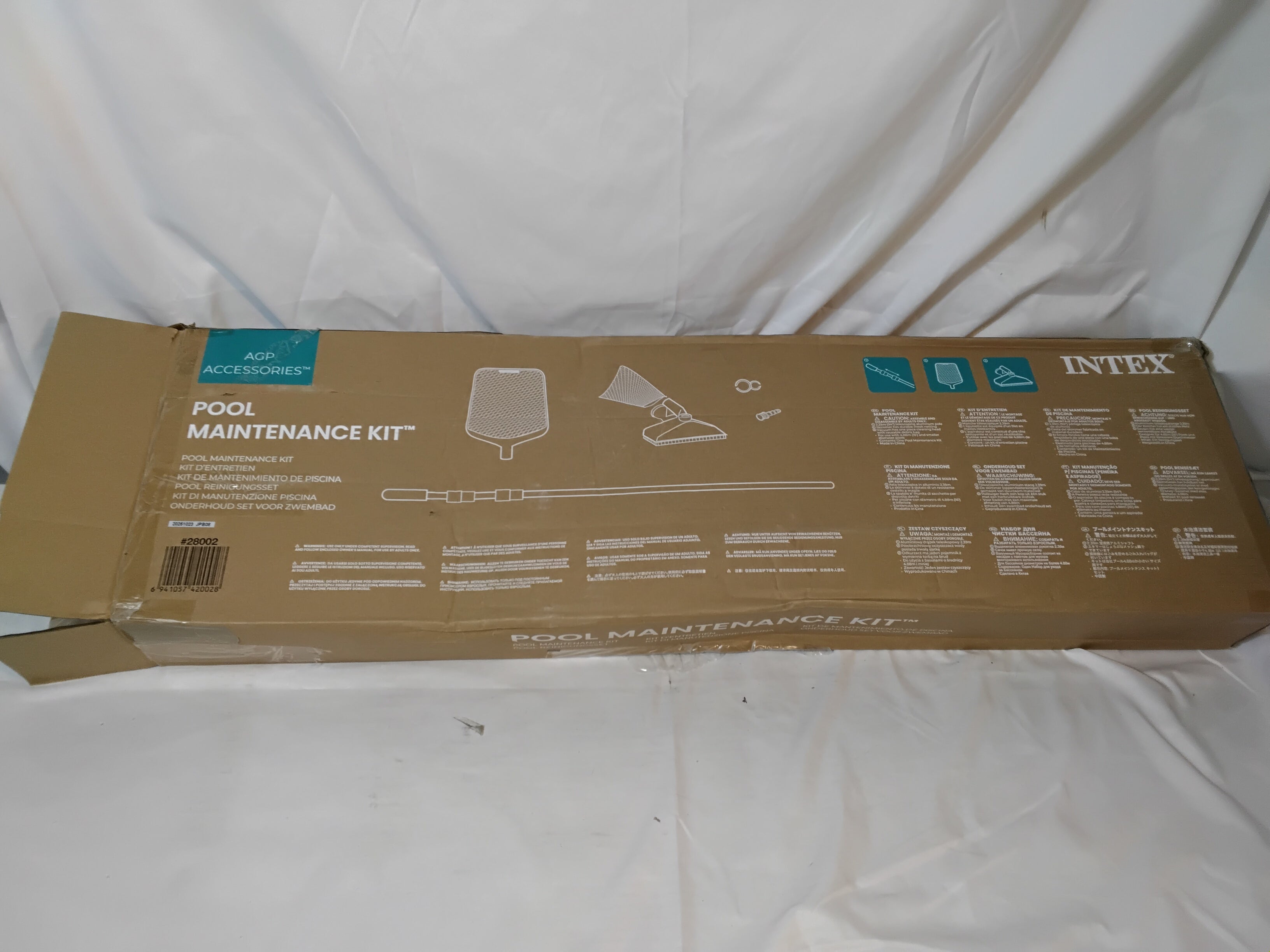 INTEX 28002 Pool Maintenance Kit | Kit Manutenzione e Pulizia Piscina | Pari al Nuovo