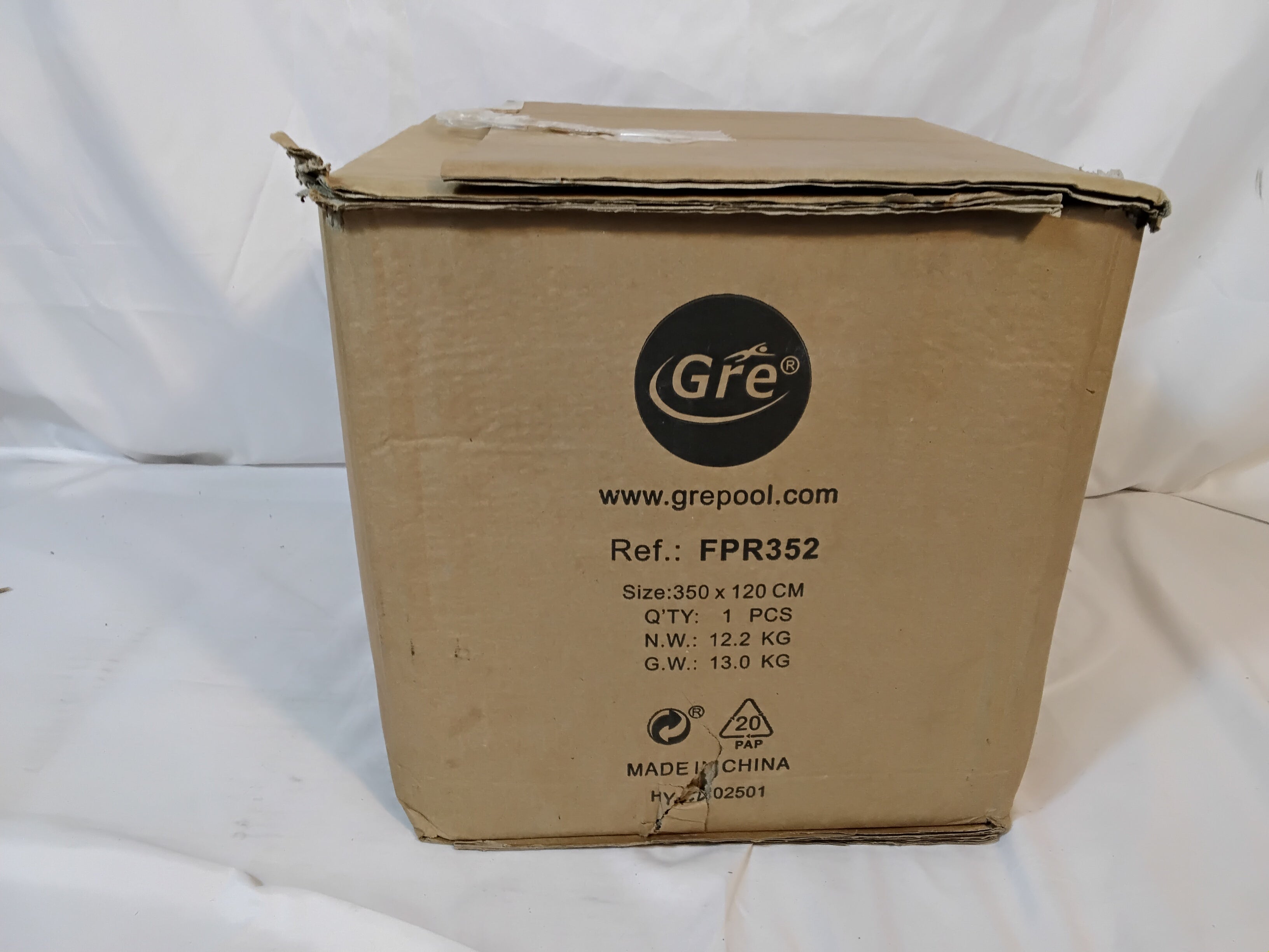 GRE FPR352 Liner Piscina Ø350 × 120 cm | Blu 40/100 | Nuovo